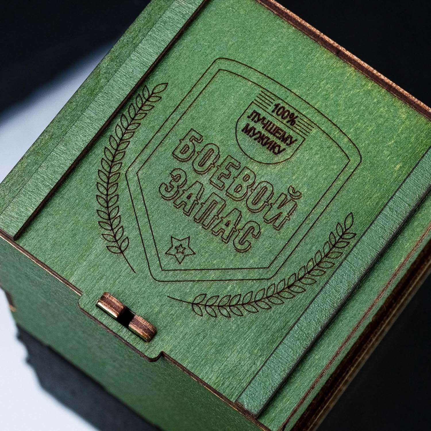 яяяСтакан "Непробиваемый. Боевой запас", с пулей, граненый, 250 мл 5270875