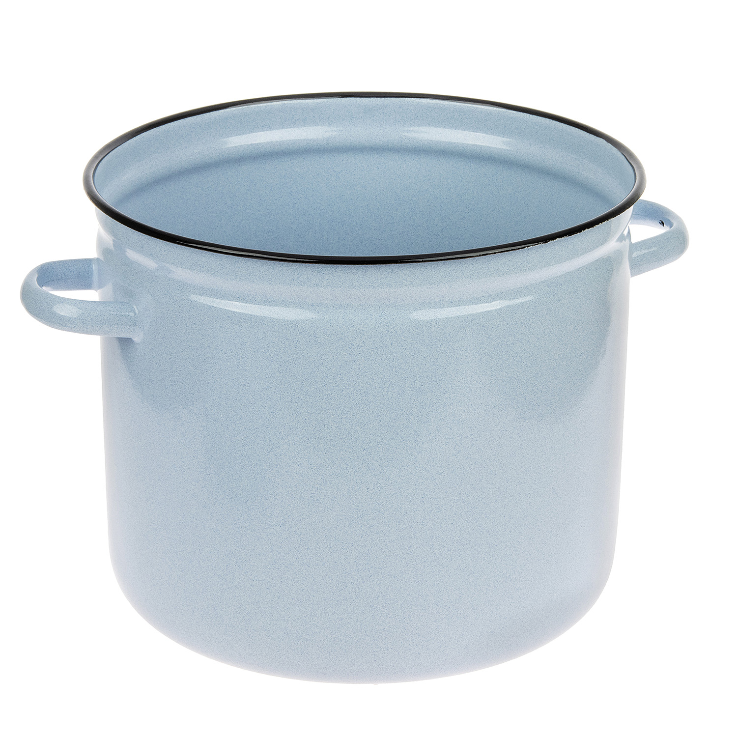 Кастрюля эмалированная12,0л d260мм металл.кр.с металл.ручк., без деколи С-1624 *1/2