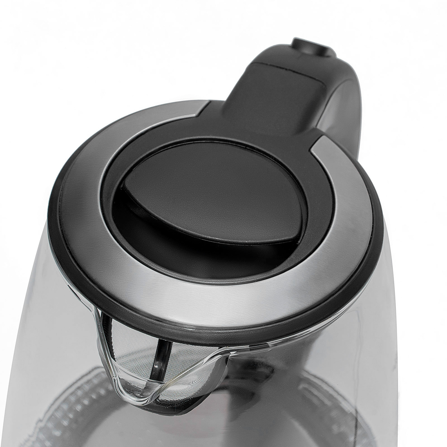 Чайник эл. стекло 2,0л 2200Вт GALAXY LINE GL 0559 черный, автоотключение, шкала уровня воды *1/6