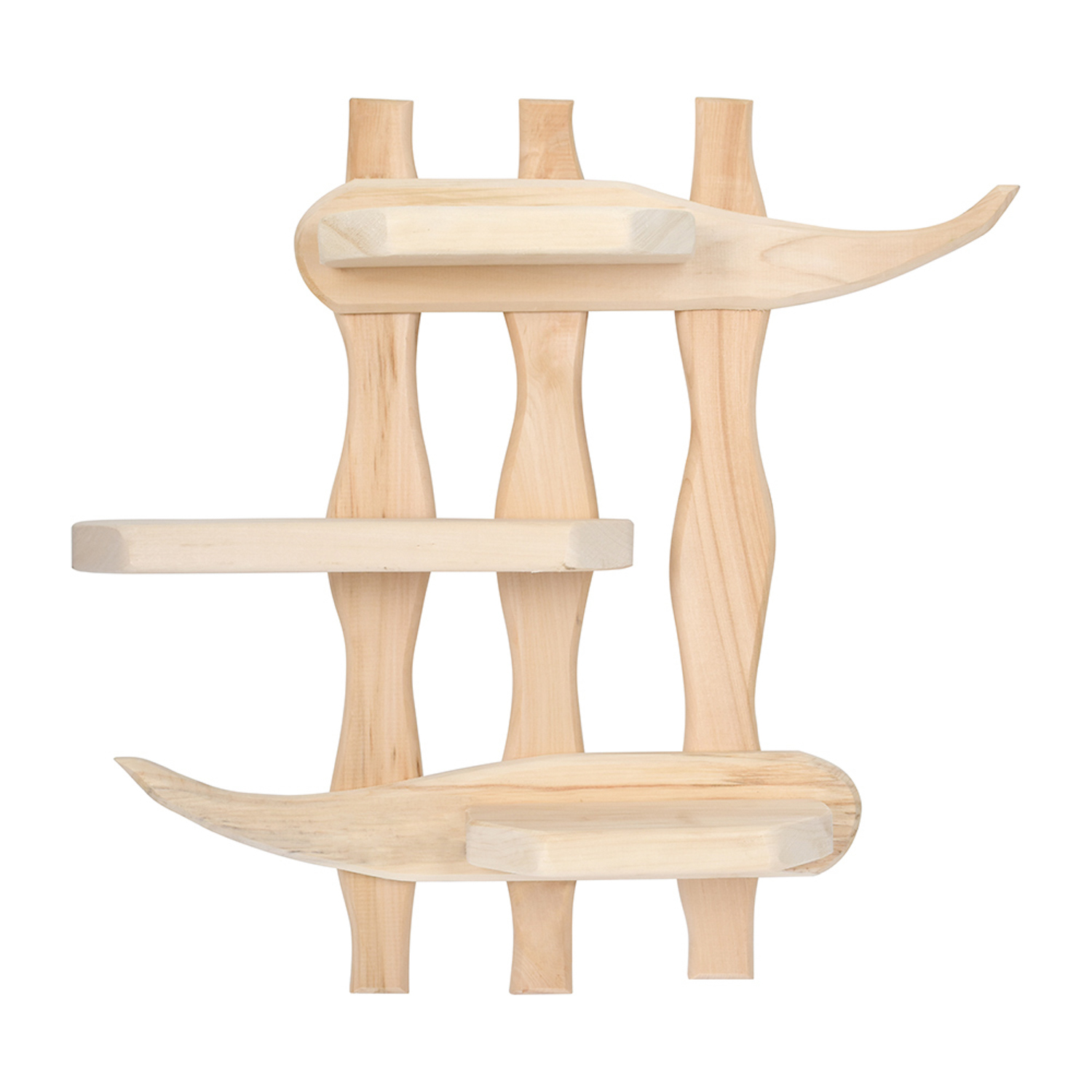 Полка "Бамбук" 54*50*9см, липа "Банные штучки" /2