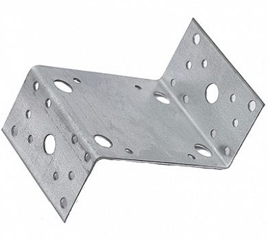 Уголок крепежный 45х65х90 мм ТехноСервис KUZ, Z-образный