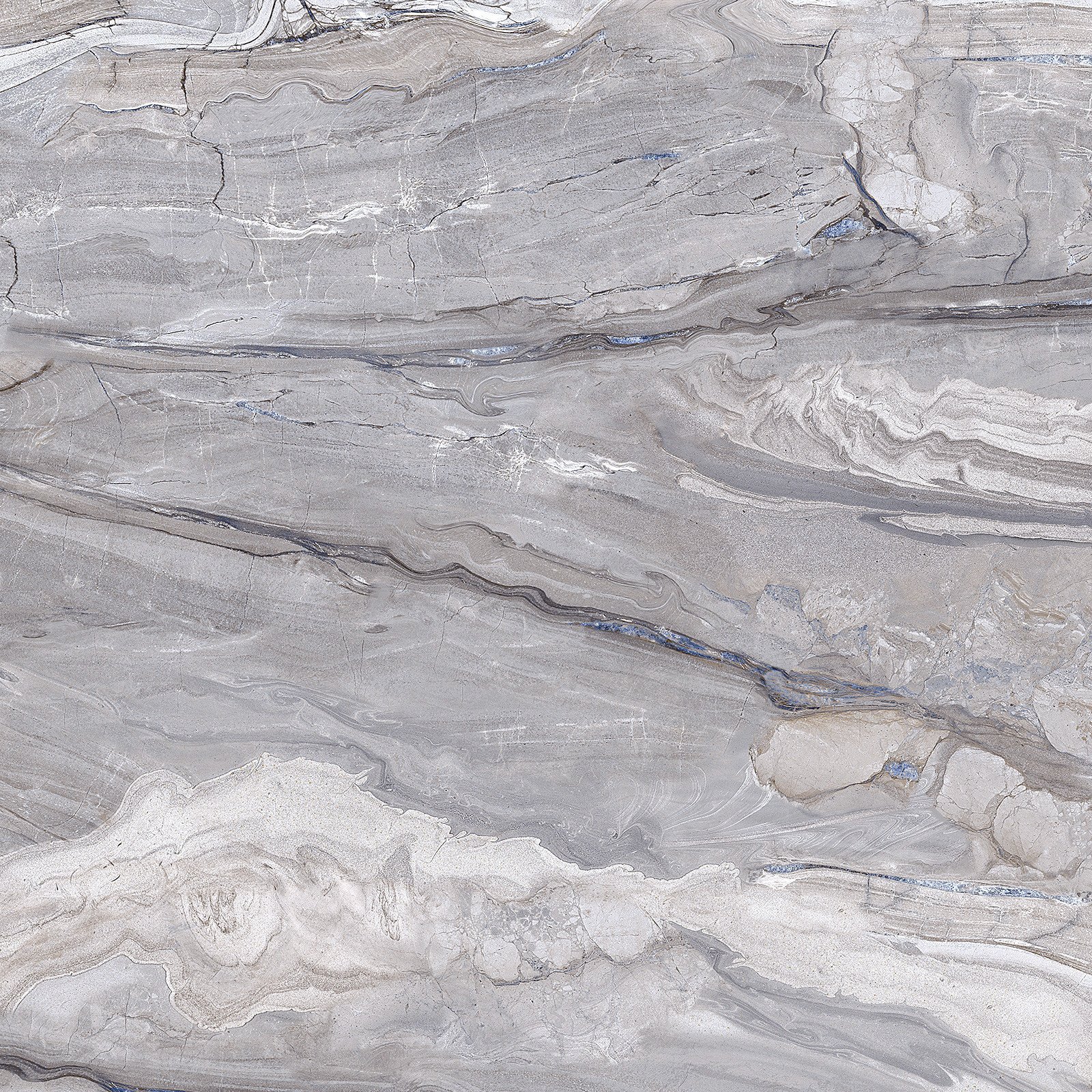 Керамогранит 1.8 м² Alma Ceramica Arcadia, 600x600x9 мм, серый