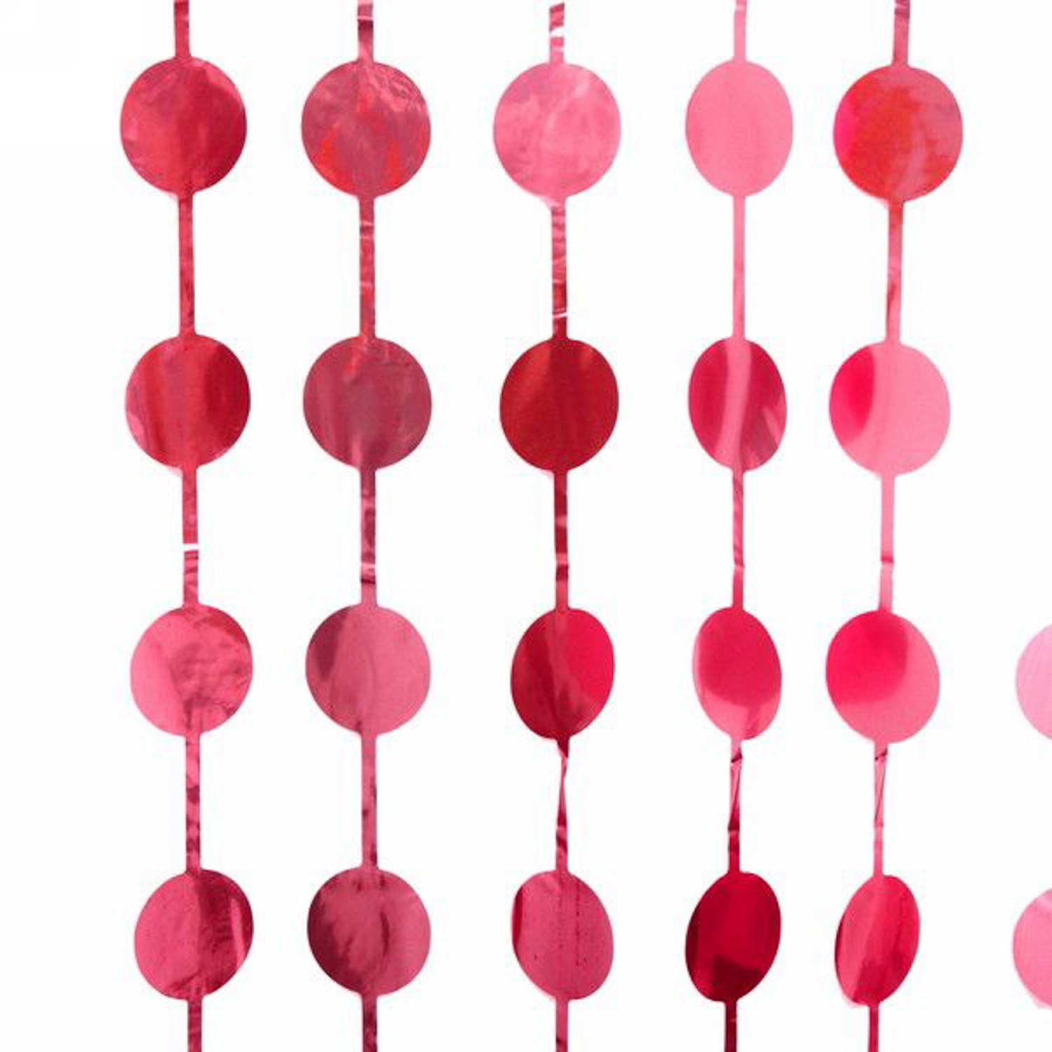 Занавес фольгированный "Шар" ш1м, в1.9м (глянец), красный