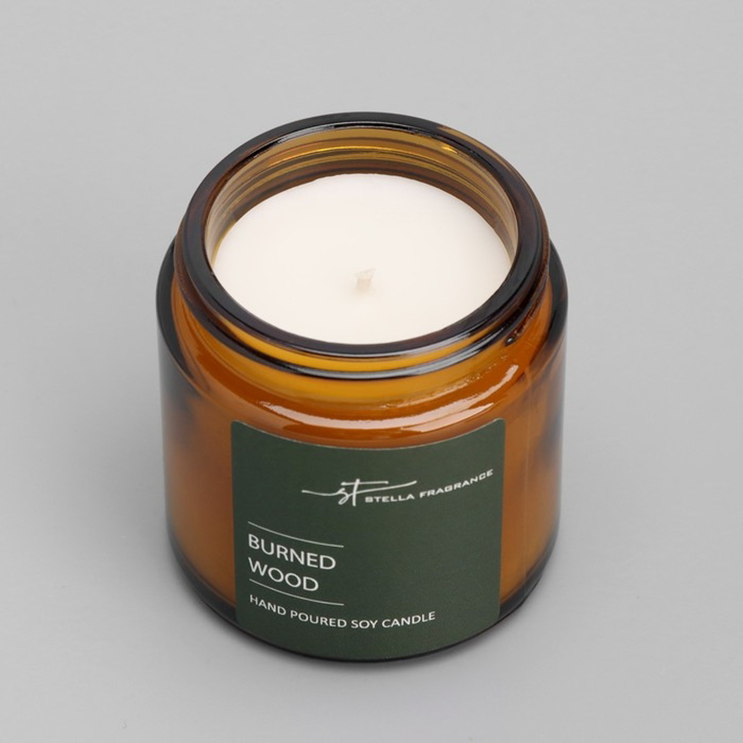 Свеча ароматическая в банке "ST Burned Wood", 90 г 9912122 Свеча ароматическая в банке "ST Burned Wood", 90 г 9912122