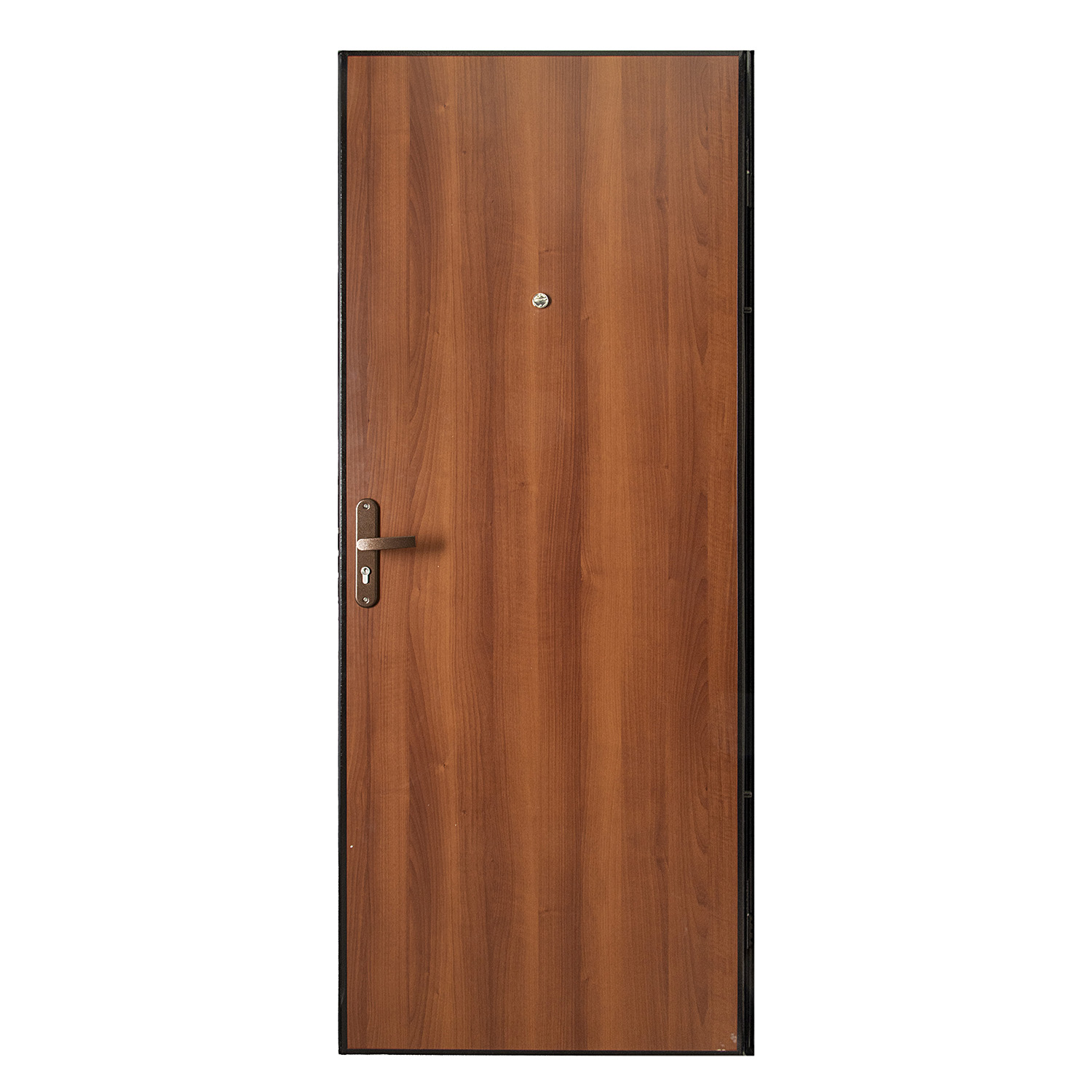 Дверь входная 2050х860х50 мм ПРОМЕТ Спец, левая, медный антик/итальянский орех