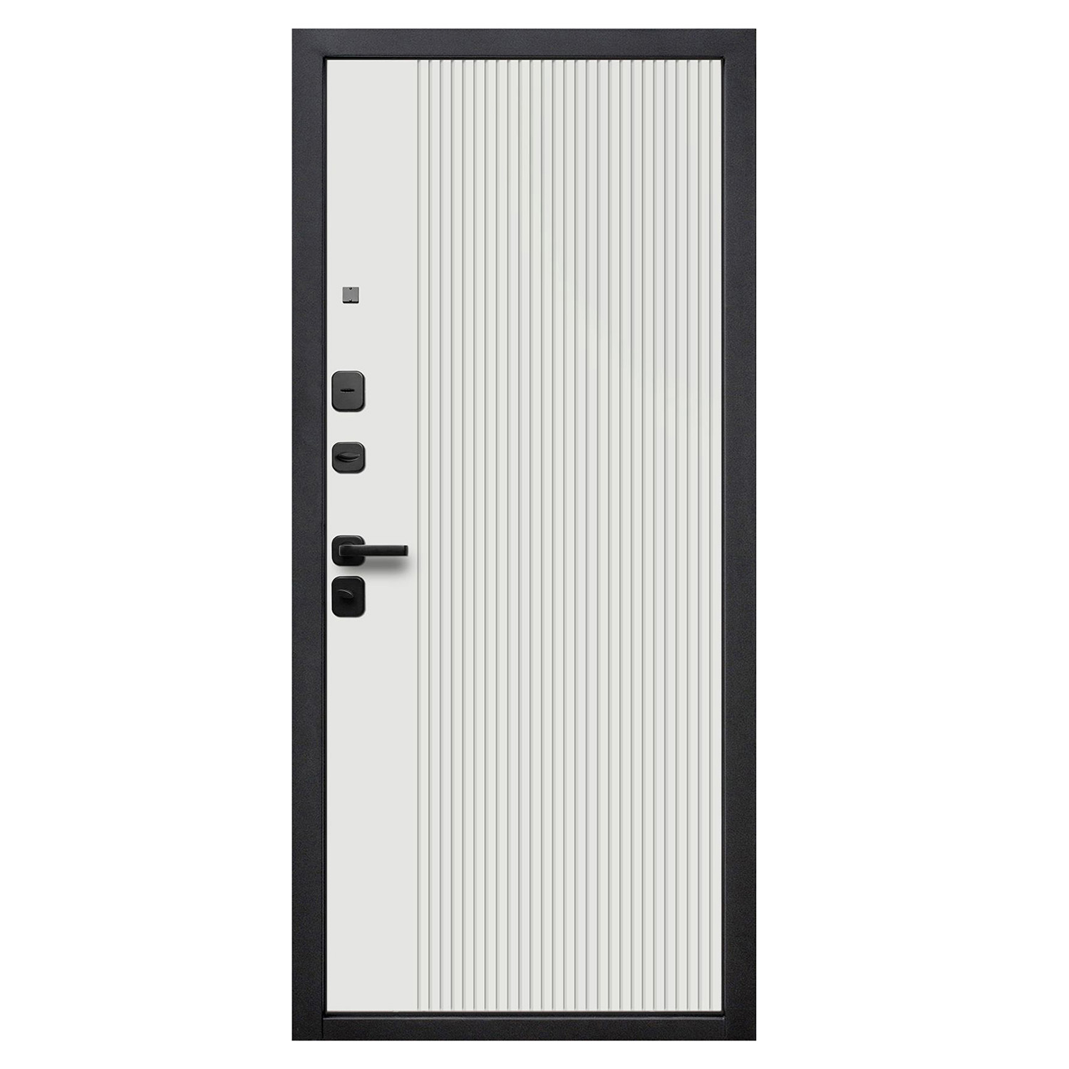 Дверь металлическая 10 см Кантри эмалит белый 860х2050 ЛЕВАЯ ФЕРРОНИ *1