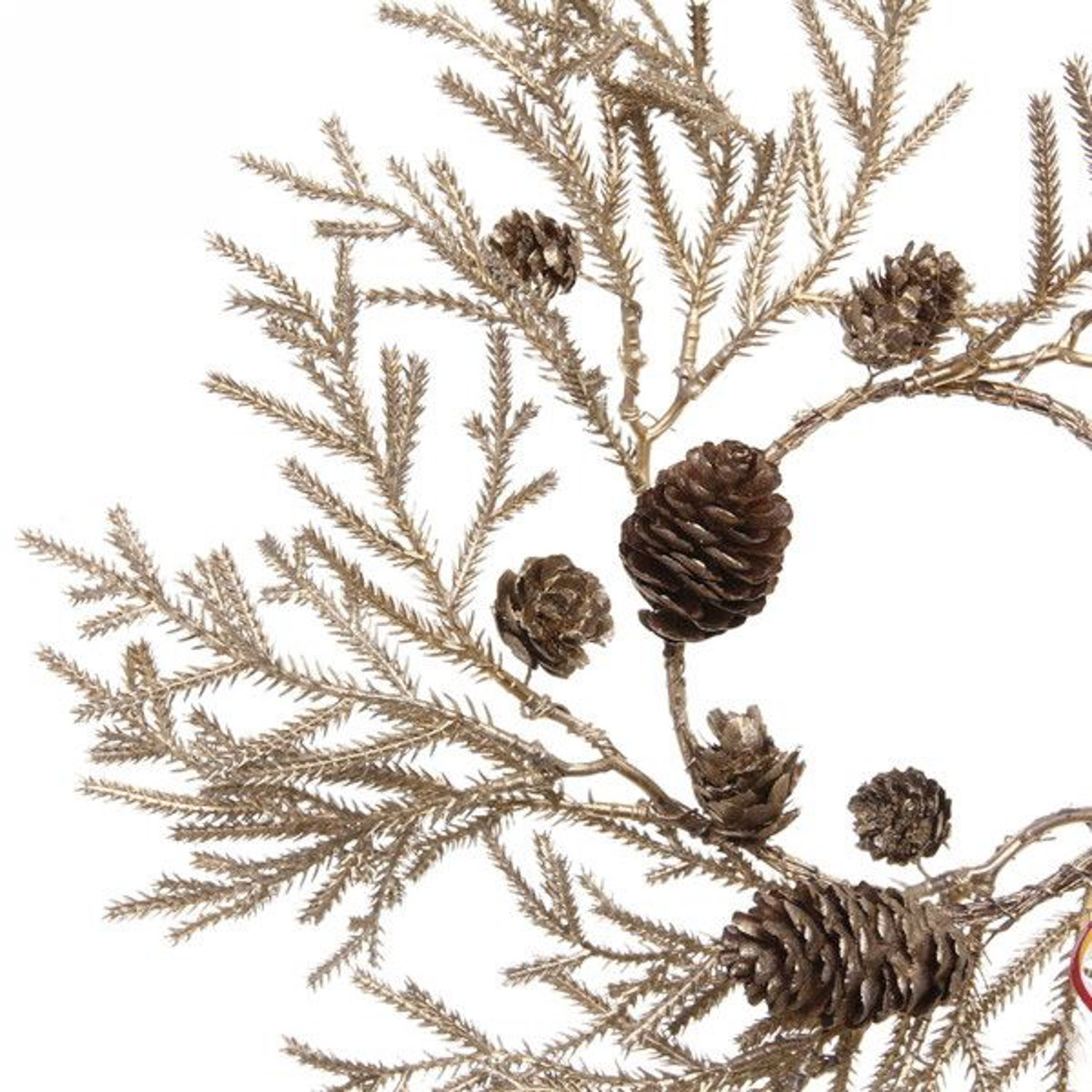 Венок хвойный новогодний Волшебный иней , 38 см