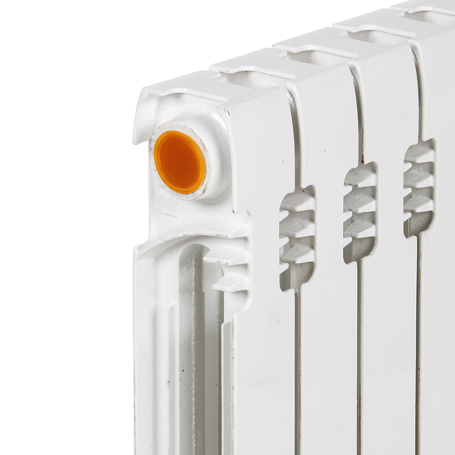 Радиатор чугунный 10 секций STI Нова, 500 мм, белый