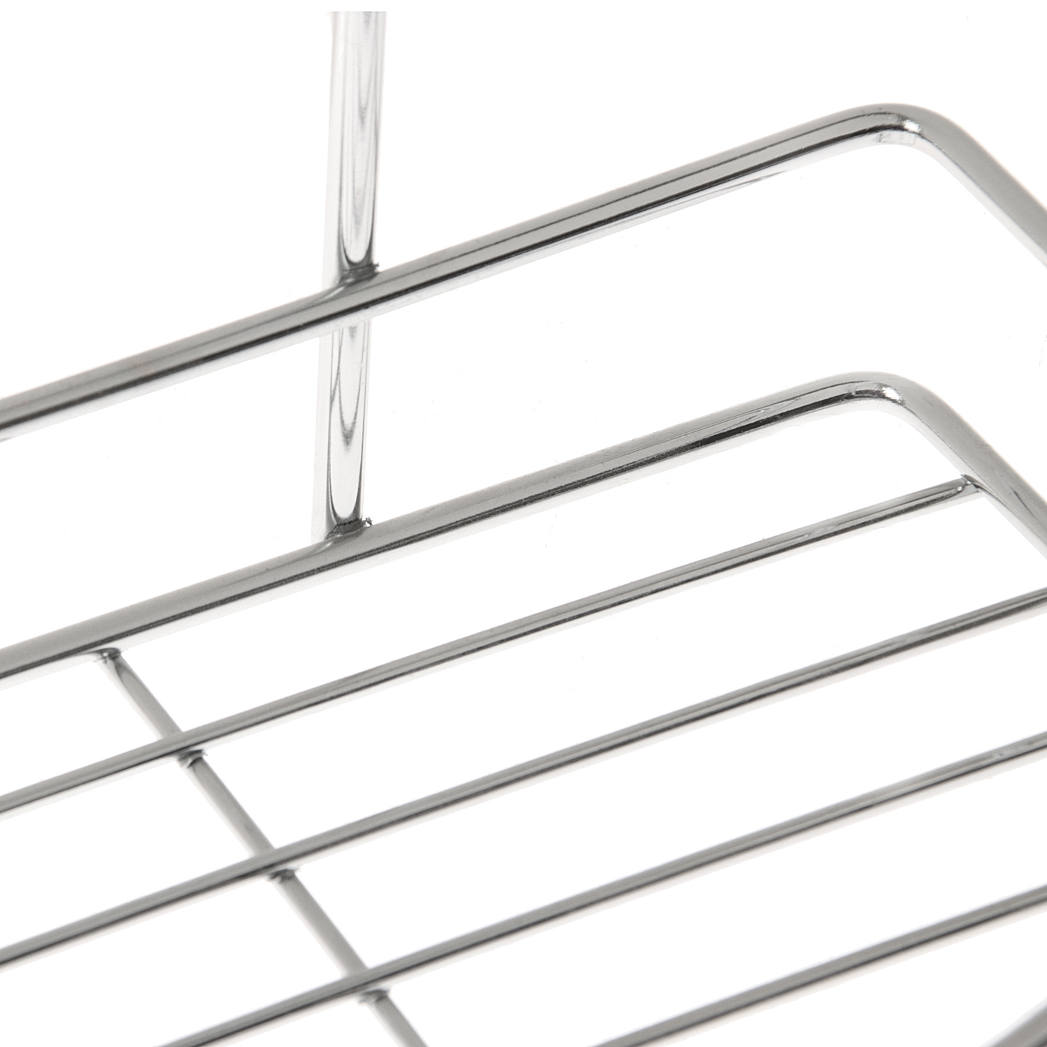 Полка трехъярусная прямая, проволока стальная, 13, Milardo, 013W030M44