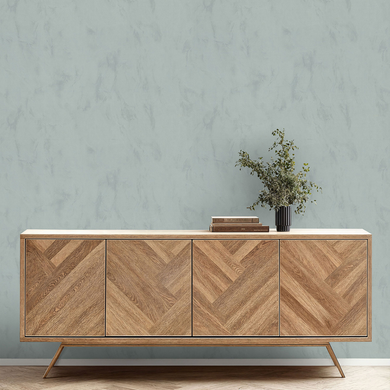 Обои  флиз ED Euro Decor Ray фон (зел.) 7297-04 *6