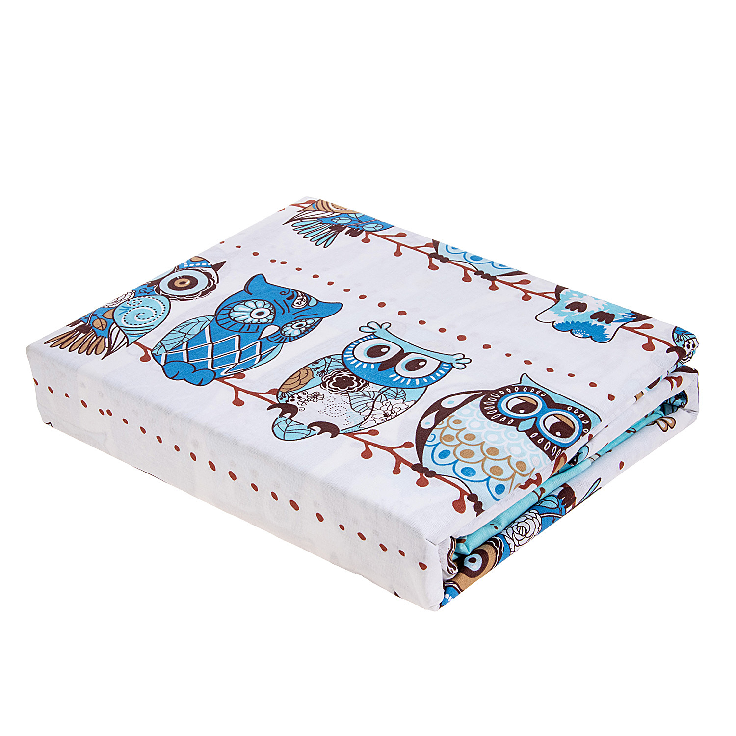 Постельное белье евро бязь Василиса 7184/1 Совушки нав70*70,пр200*220 Постельное белье евро бязь Василиса 7184/1 Совушки нав70*70,пр200*220