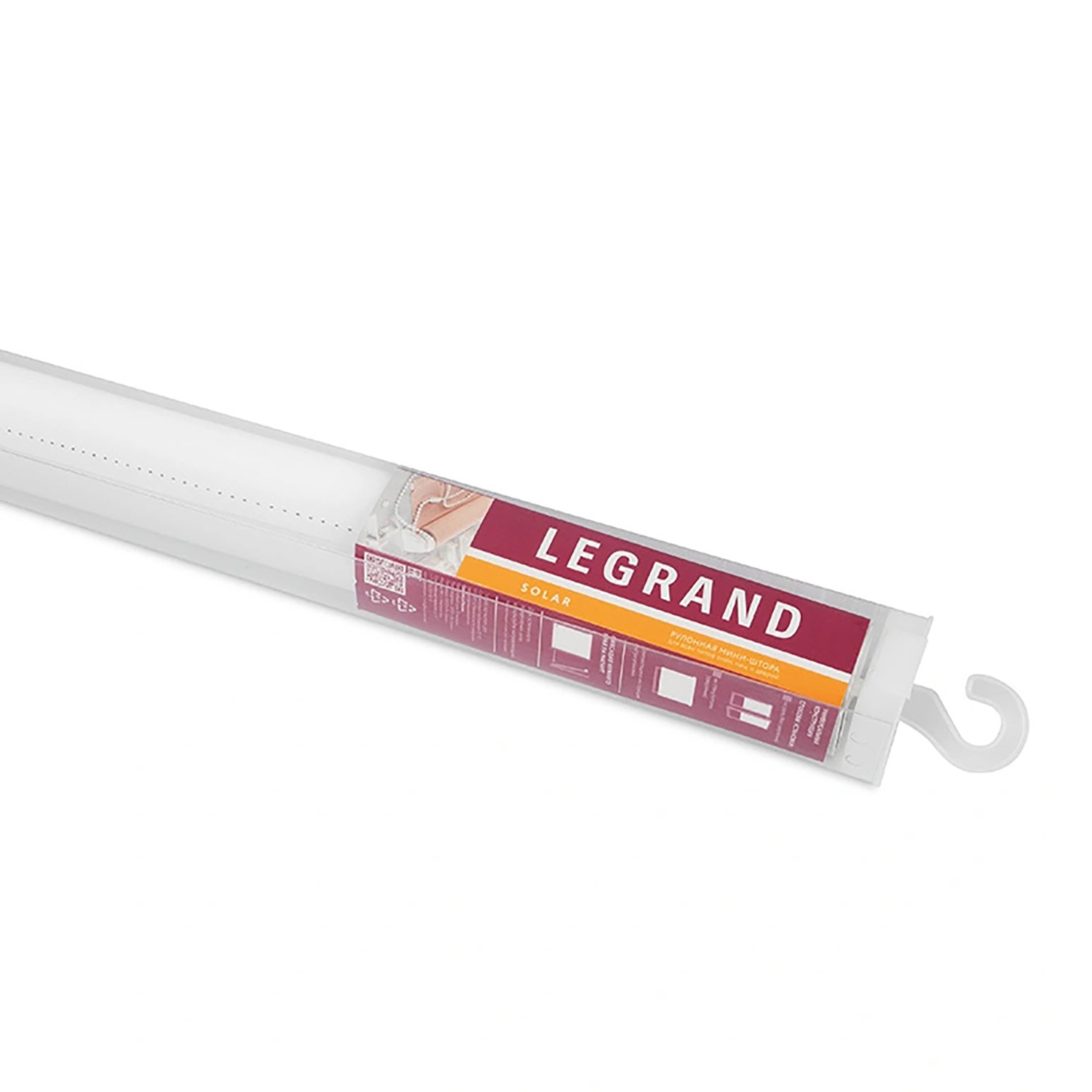 Штора рулонная Блэкаут Болид белый 52*175 Легранд *1/6