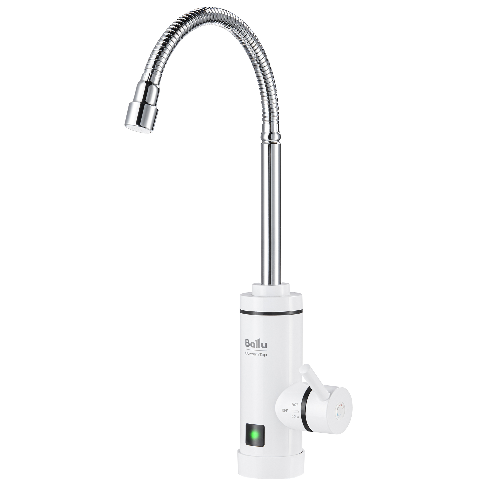 Водонагреватель проточный Ballu StreamTap, 3.3 кВт, вертикальный Водонагреватель проточный Ballu StreamTap, 3.3 кВт, вертикальный