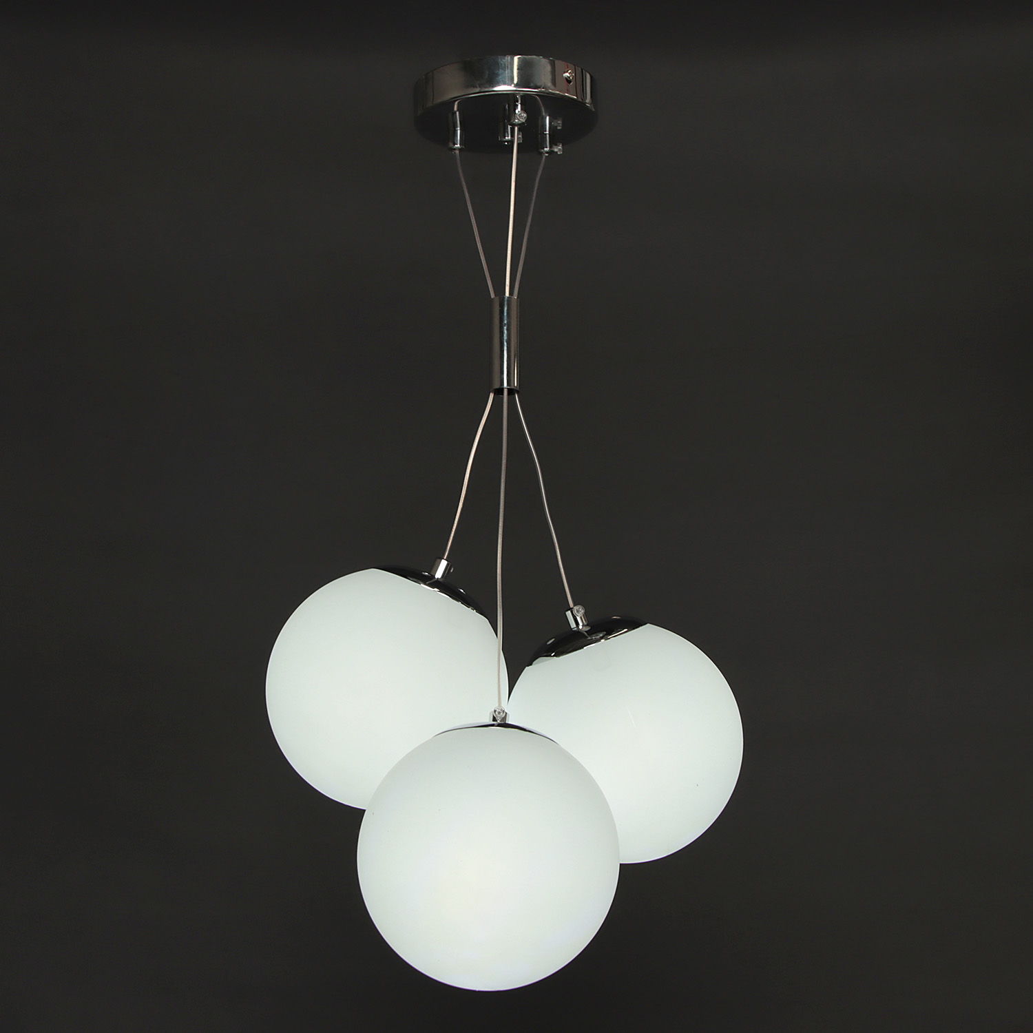 Люстра YH876/3 3*40W  E27 (d-300; h-350/h-800)  VERNER LIGHTING *1