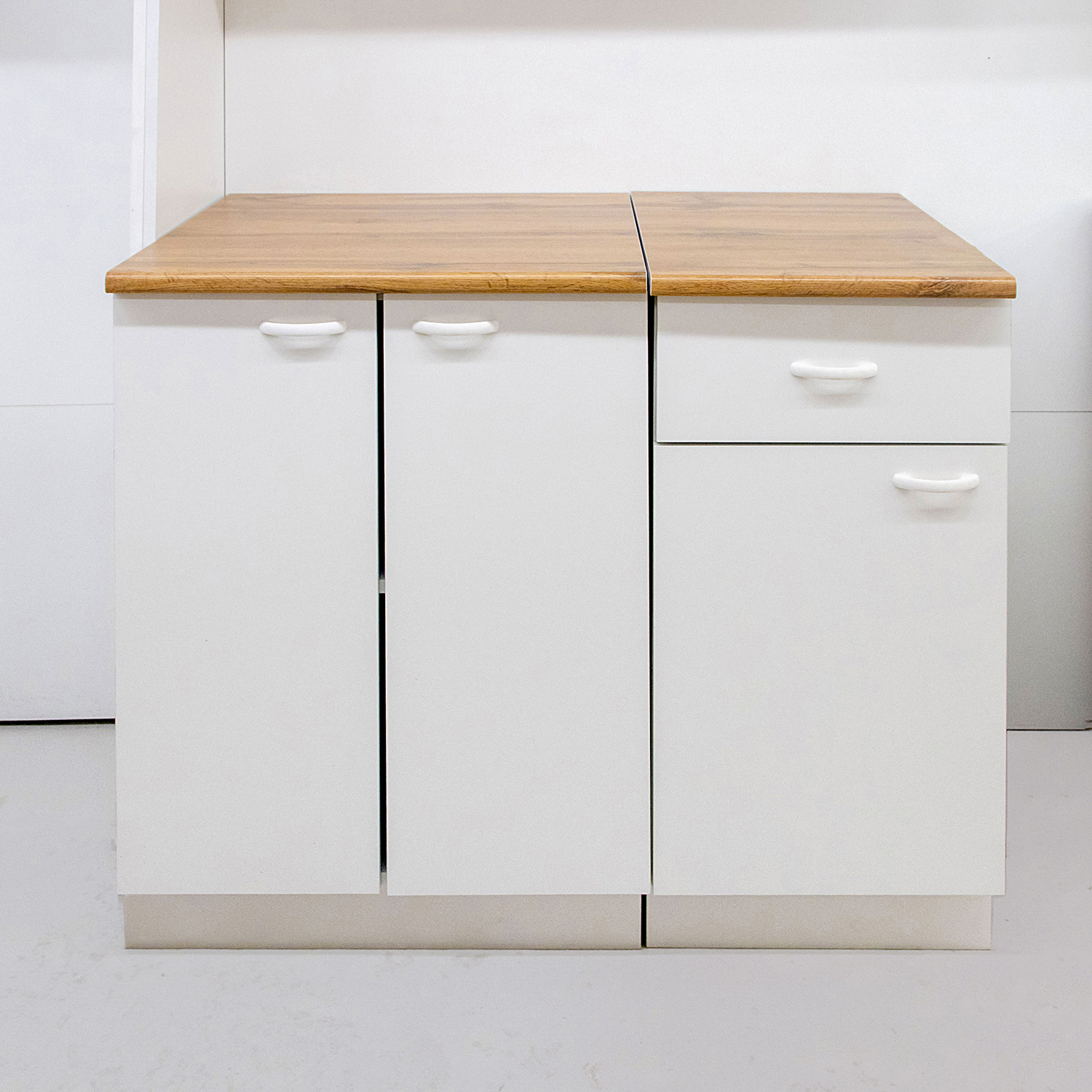 Кухонный гарнитур BROZEX-WOOD Уют 1 м, белый