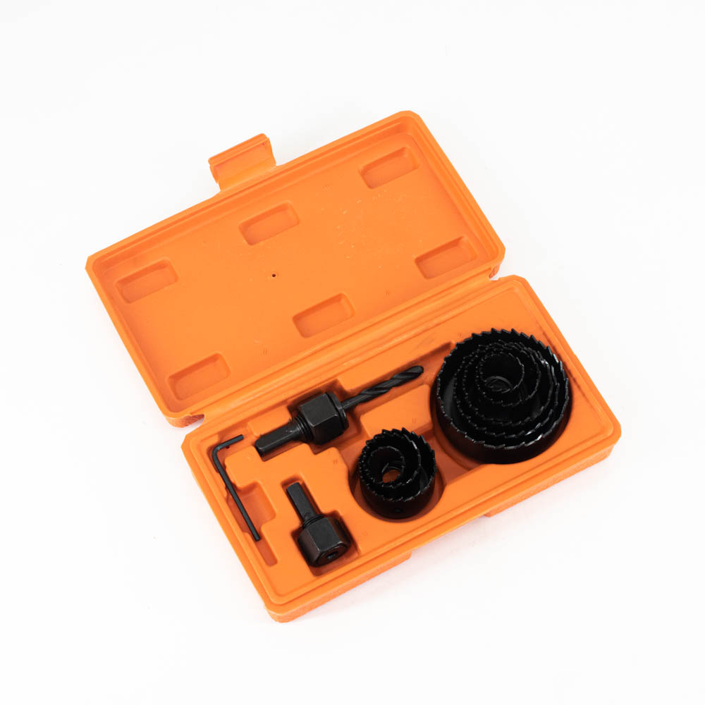 Набор коронок по дереву (19/22/29/32/38/44/51/64мм) арт.35301100 Bohrer *1/40 Набор коронок по дереву (19/22/29/32/38/44/51/64мм) арт.35301100 Bohrer *1/40