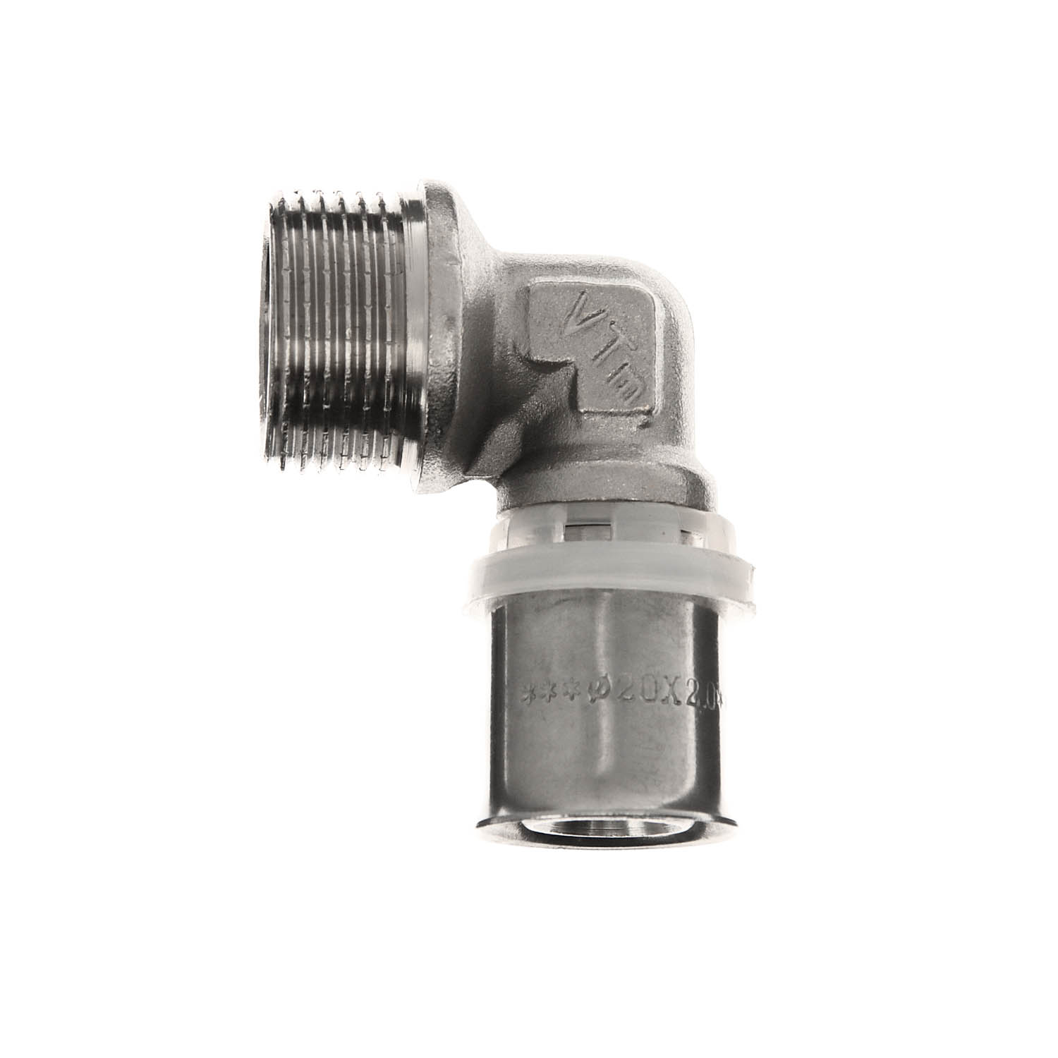 Уголок переходной 20х3/4"(Ø20) пресс/папа VALTEC 253 *1/10