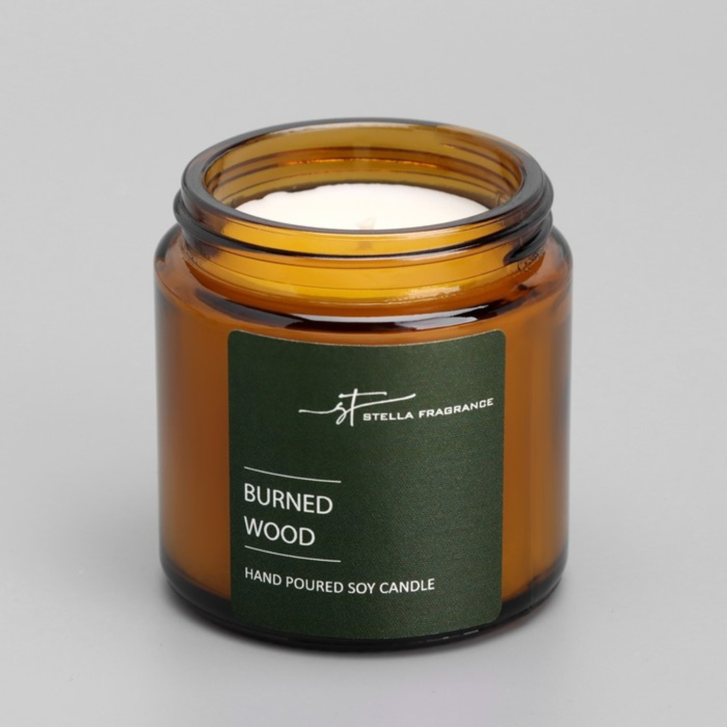 Свеча ароматическая в банке "ST Burned Wood", 90 г 9912122 Свеча ароматическая в банке "ST Burned Wood", 90 г 9912122