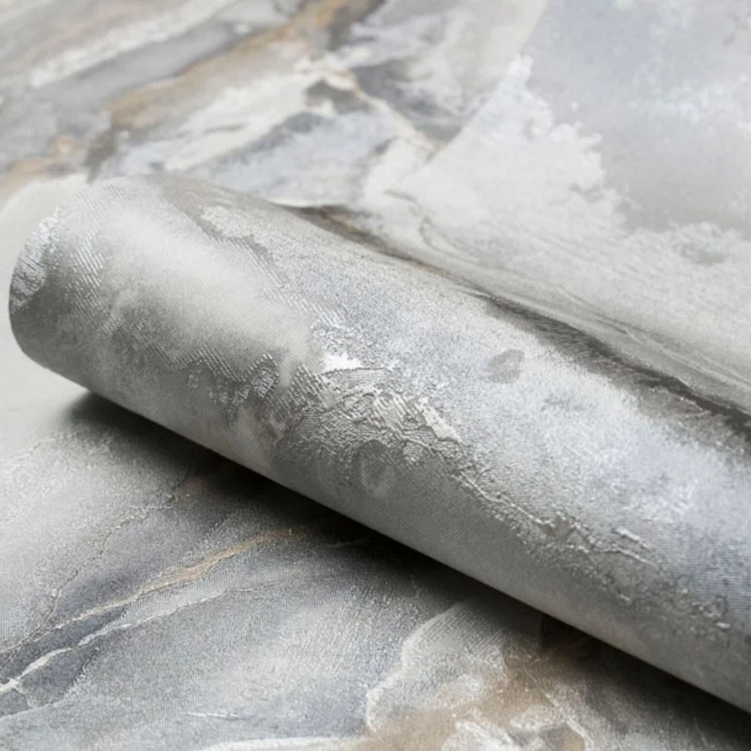 Обои флиз "AS Палитра" Аспект Deluxe Обсидиан (сер.) 70633-41 1,06*10м *1/6