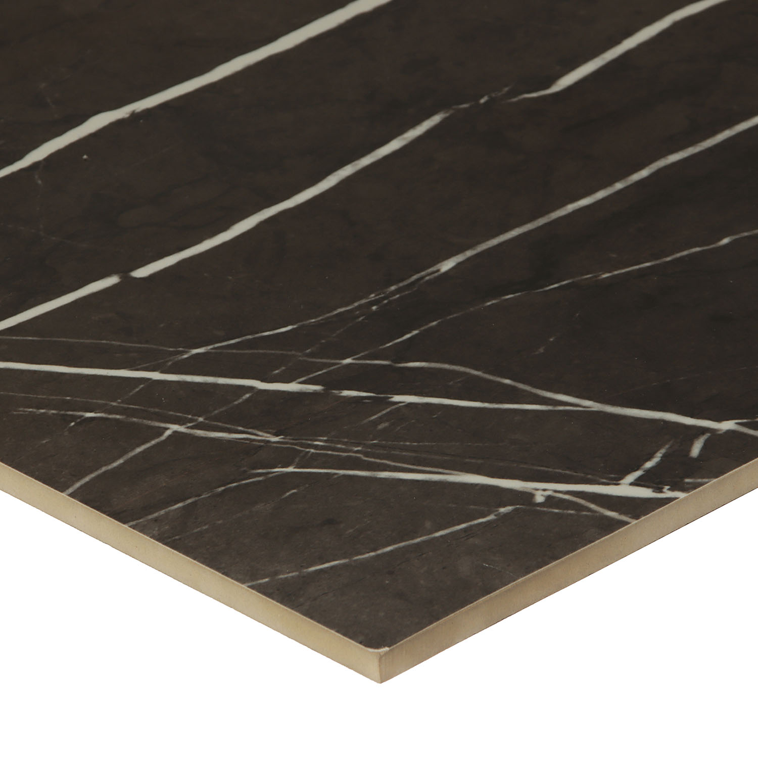 Керамогранит 1.44 м² Primavera Fedele Negro GR203, 1200x600x9 мм, черный