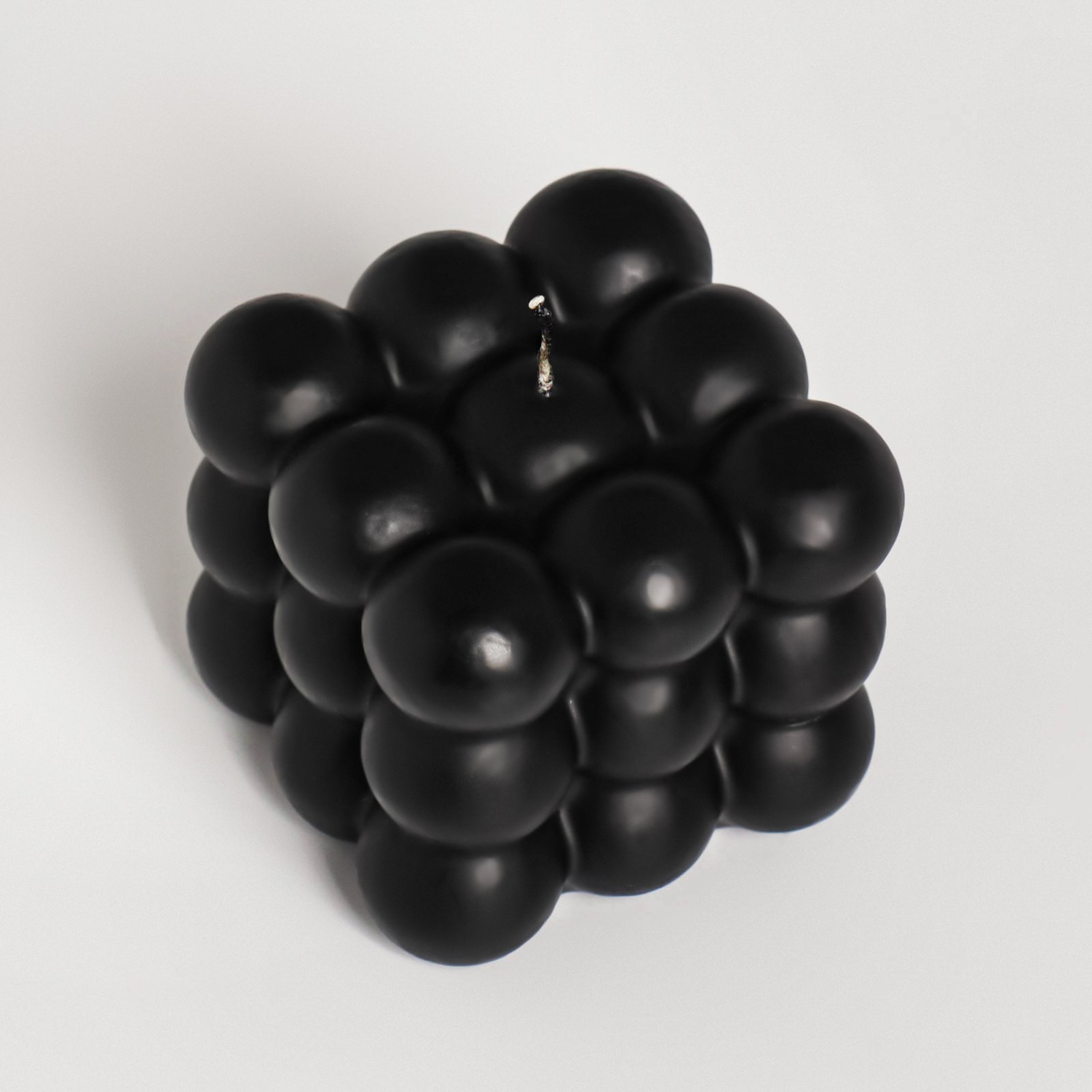 Свеча фигурная "Бабл куб", 6 см, черная 7471621