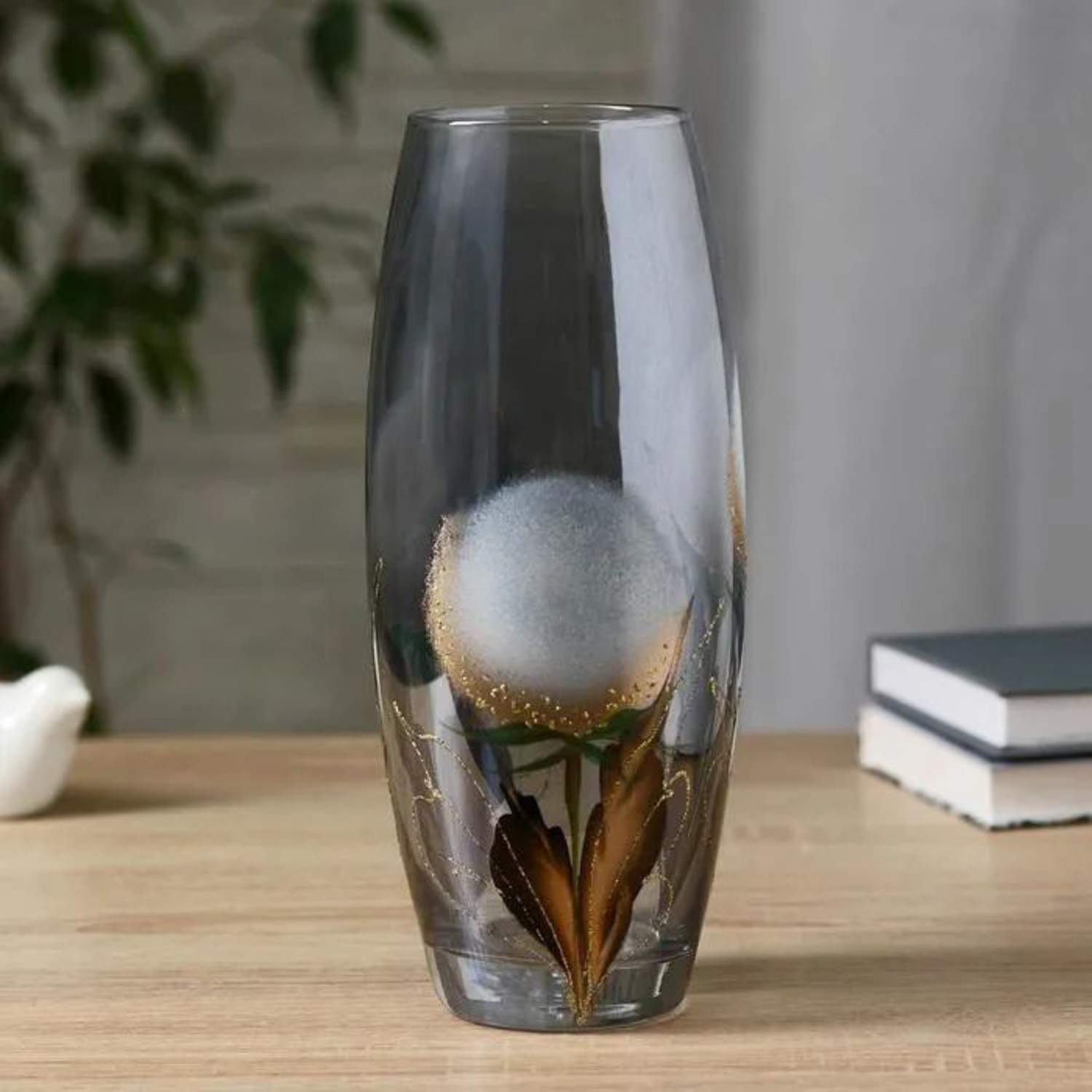 Ваза  FLORA 'Бриз голубой' d-8см 11,5х26 см 4852240