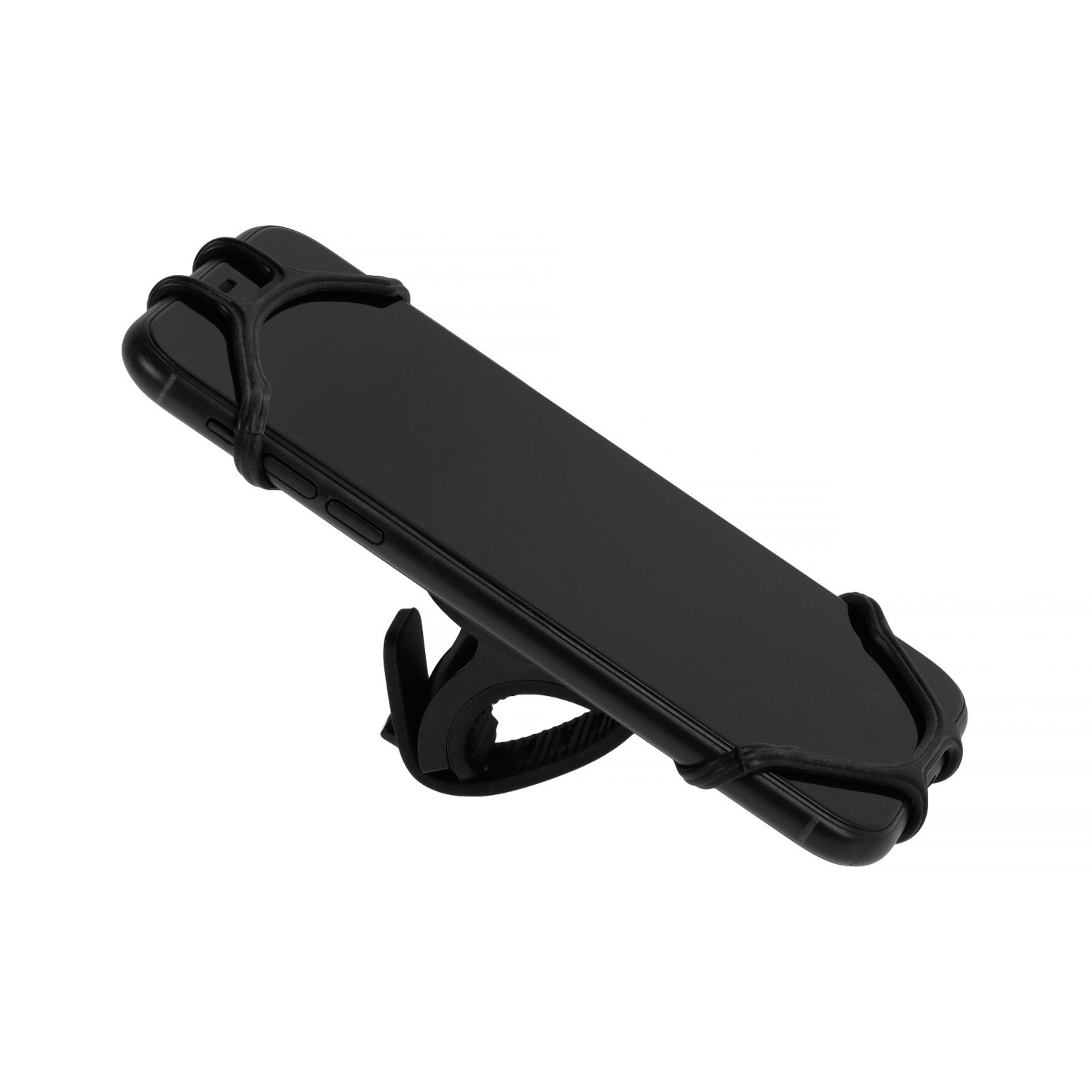 яяяДержатель телефона для мото на руль, вращение 360, черный   5350938