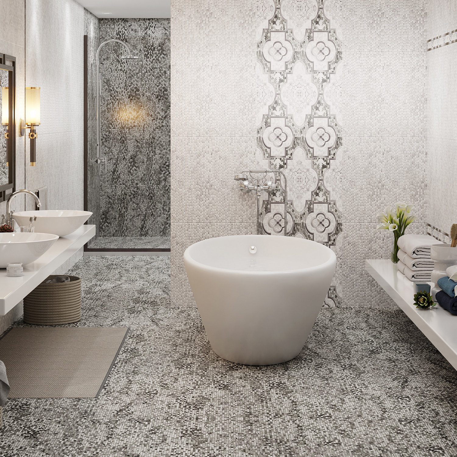 Плитка 60х30 см настенная 1.62 м² Axima Венеция, бежевый, геометрия Плитка 60х30 см настенная 1.62 м² Axima Венеция, бежевый, геометрия