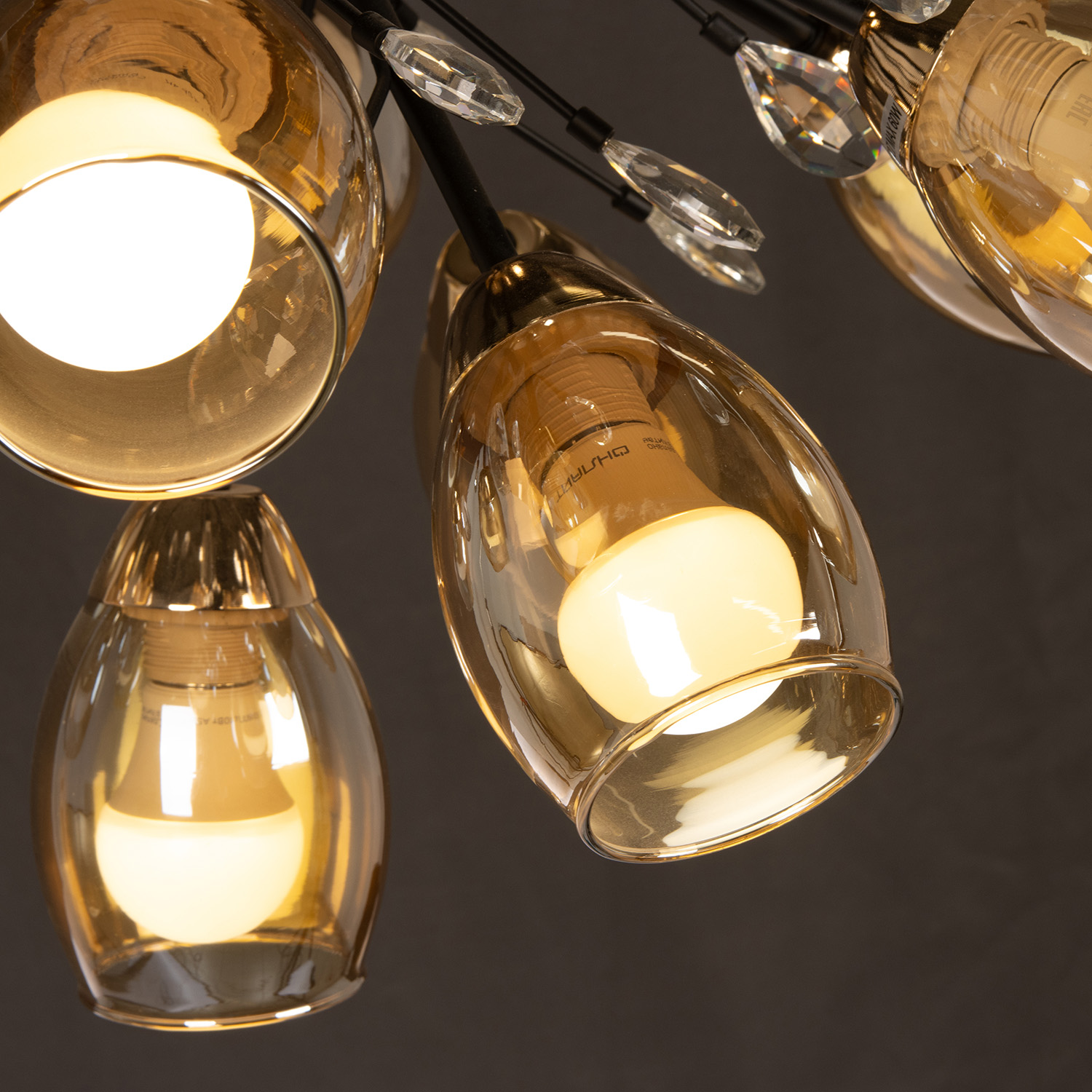 Люстра IL1284-10CPA-29 BK GD Е27 S=60м2    *1/12