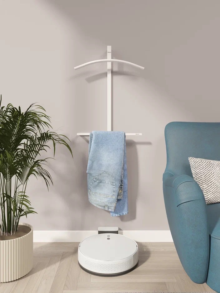 Вешалка надверная/настенная "Торонто 12" шир.440мм Белый ВКНТ12 Б ("ЗМИ") *1