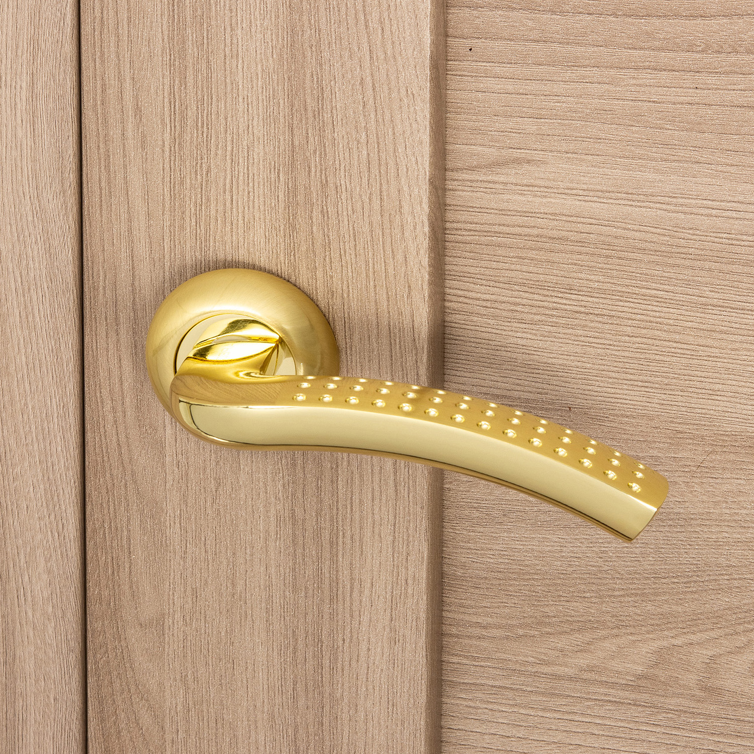 Ручка раздельная ЗОЛОТО матовое/золото H-0826-A-GM/G "Seoul" Megapolis Апекс *1/12