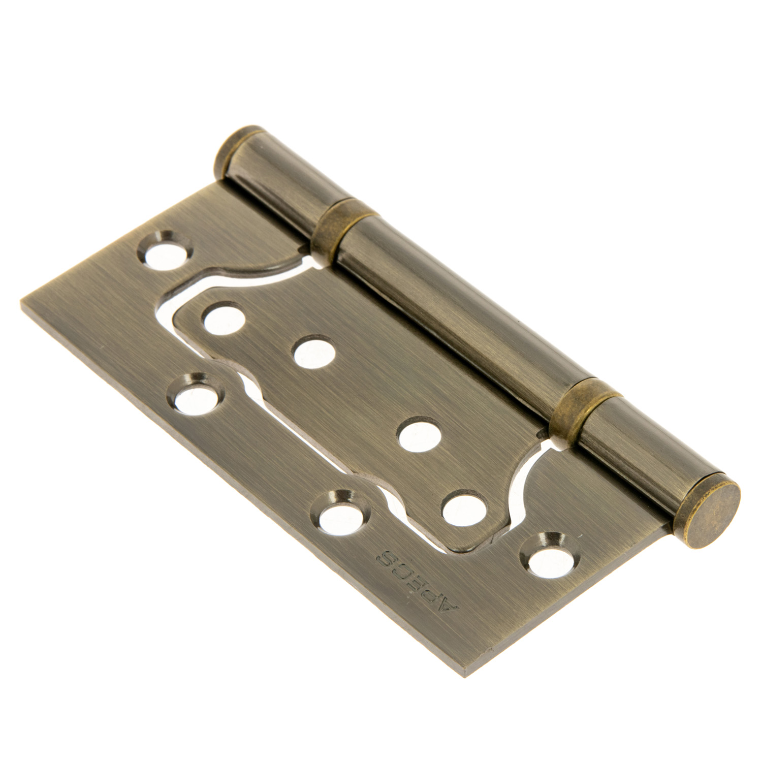 Петля без врезки 100*75*2,5мм БРОНЗА АВ (комплект 2шт.) АПЕКС *1/5/50