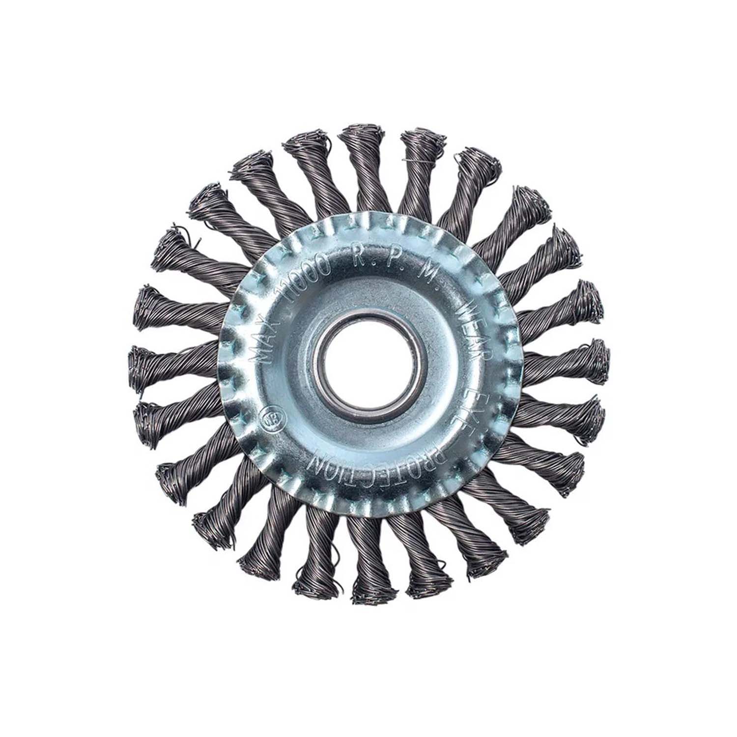 Щетка для УШМ плоская крученая 125мм VIRA арт.575125 *1