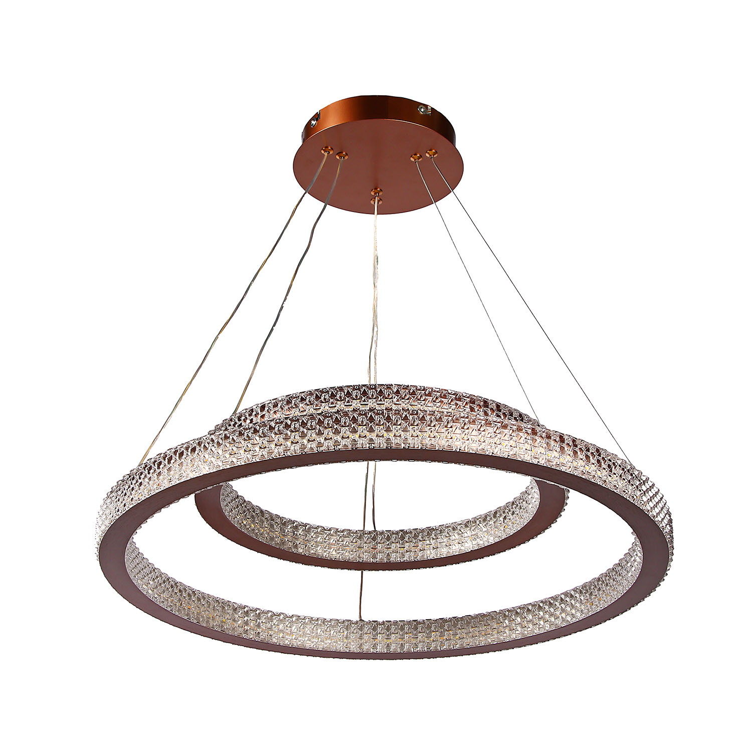 Люстра 9200(9238)/240W coffee 600+400 мм 3 реж., пульт S=20м2 VERNER LIGHTING *1