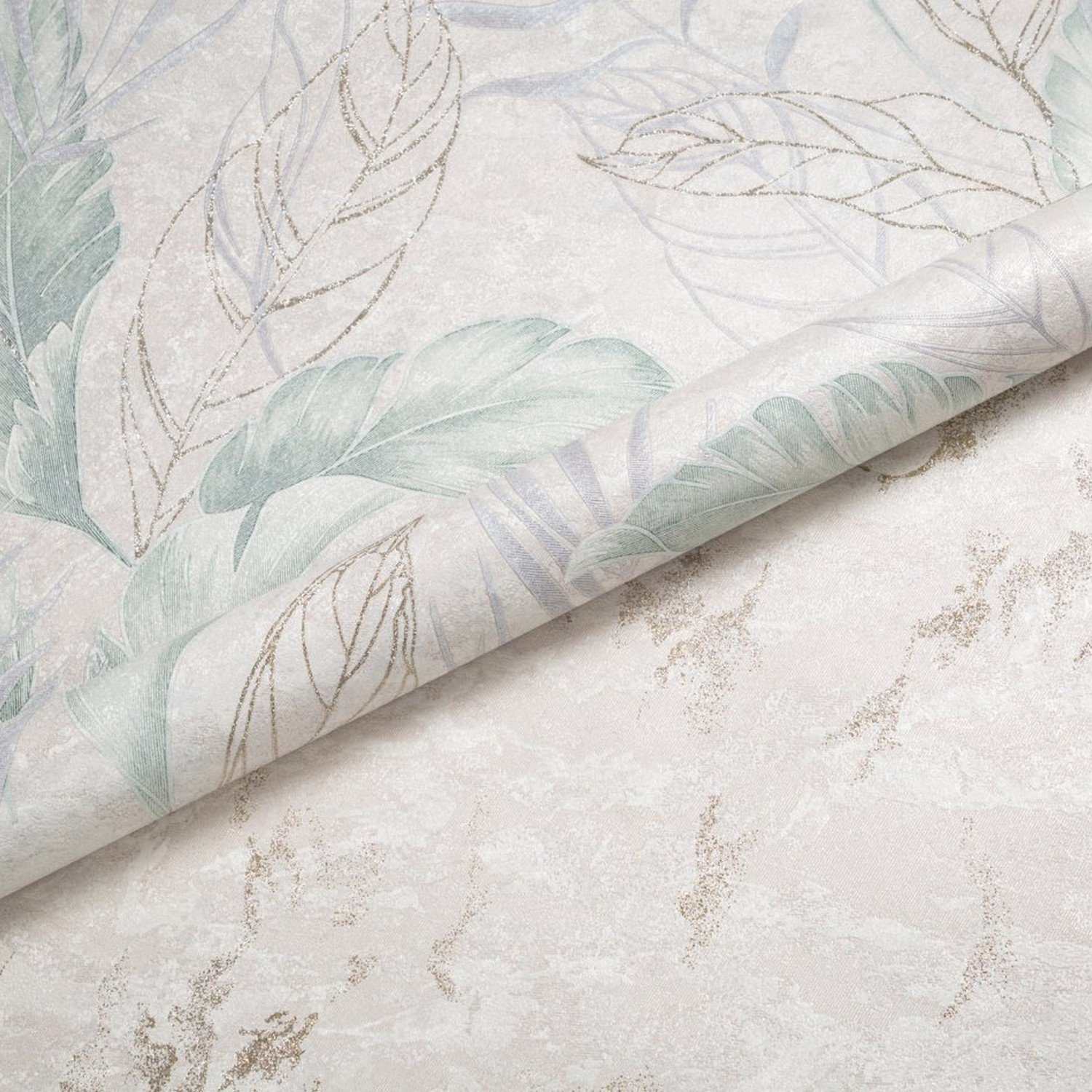 Обои флиз "Home Color" PROTECT-PLUS-VESNA фон (беж./зел.) HC72438-27  1,06*10м *1/8