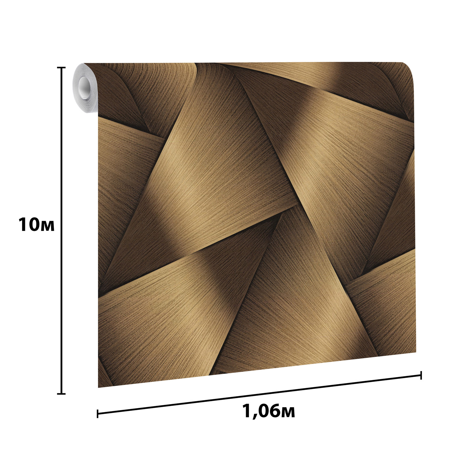 Обои флиз ED Euro Decor Halo (коричн.) 7342-12 *6