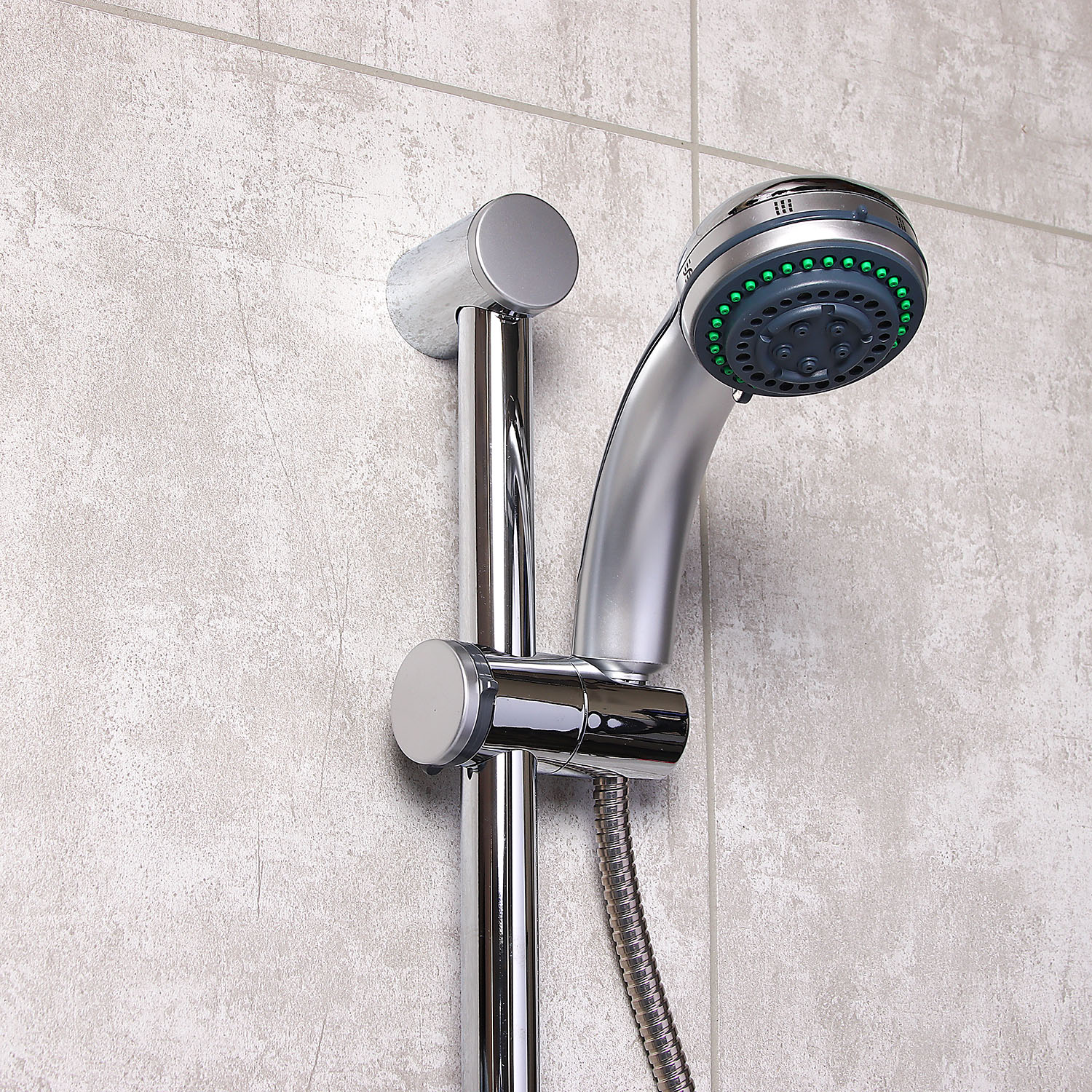 Стойка для душа Potato P9029, 1 лейка, шланг, мыльница