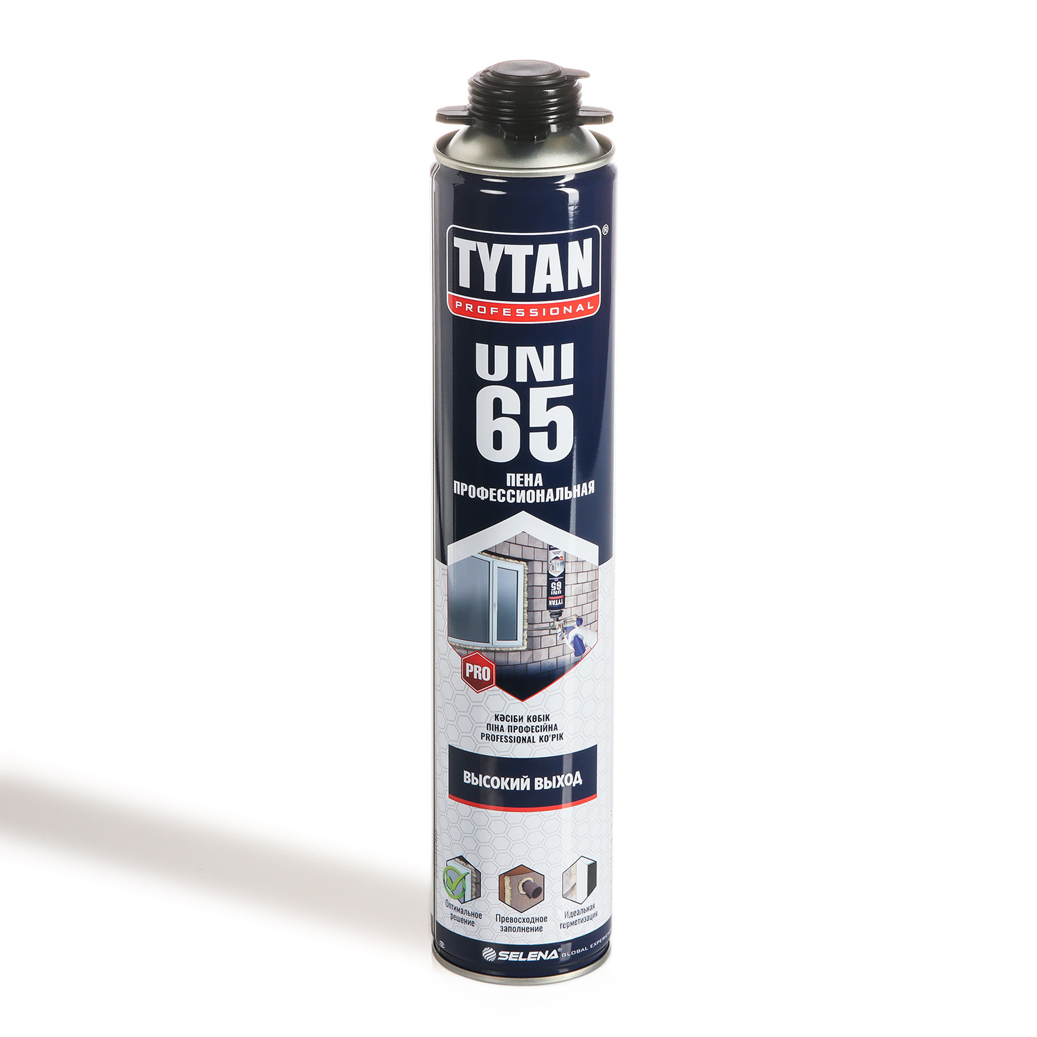 Пена монтажная профессиональная TYTAN UNI 65, летняя, 750 мл: купить в Перми по цене 495 рублей/штука