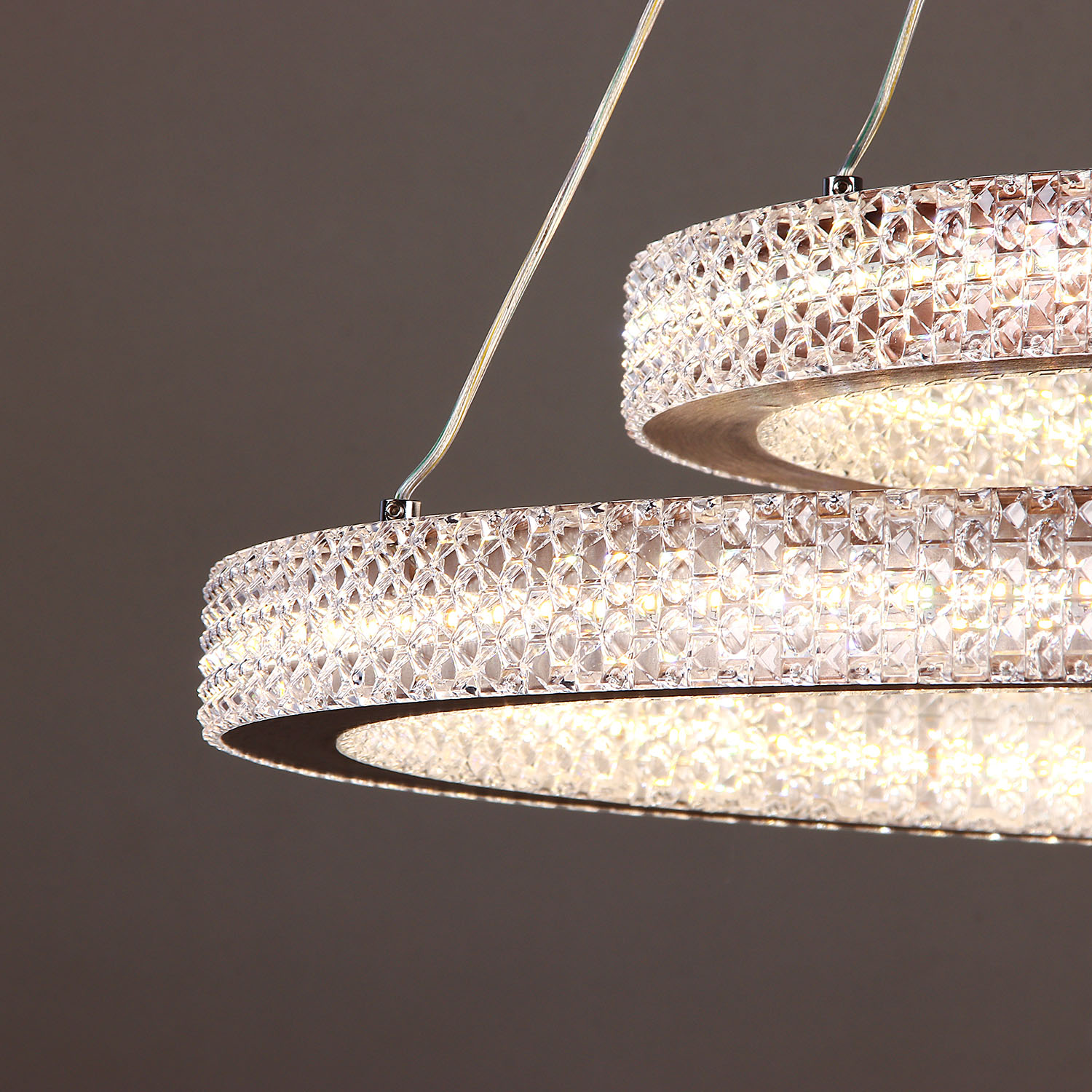 Люстра 9200(9238)/240W coffee 600+400 мм 3 реж., пульт S=20м2 VERNER LIGHTING *1