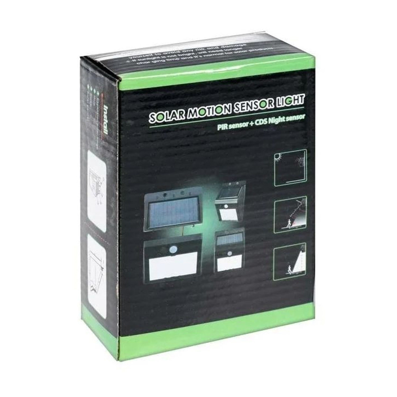 яяяСветильник уличный с датчиком движения, выносная солн. панель, провод 2,5 м, 6 Вт, 30 LED   5470193