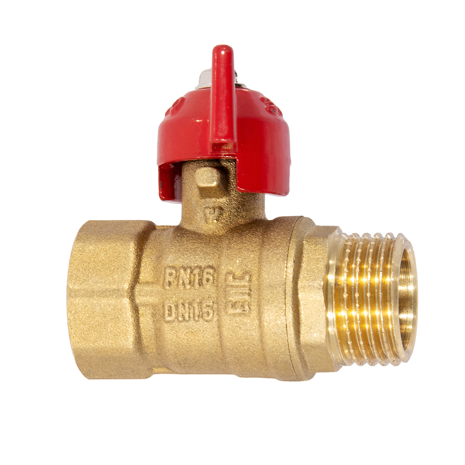 Кран шаровый 1/2" (Ø15) М/М бабочка VALTEC (BASE) 217 *1/16/256