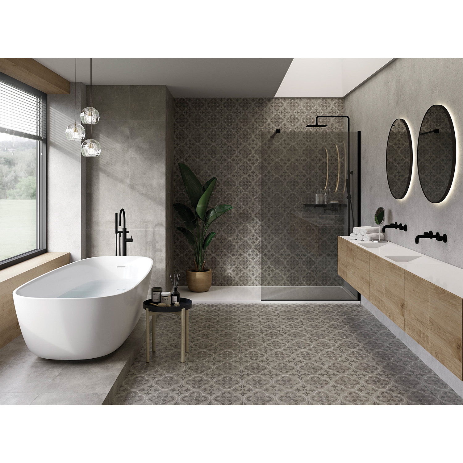 Керамогранит 1.58 м² Cersanit Soul 16212, 420x420x8 мм, светло-серый