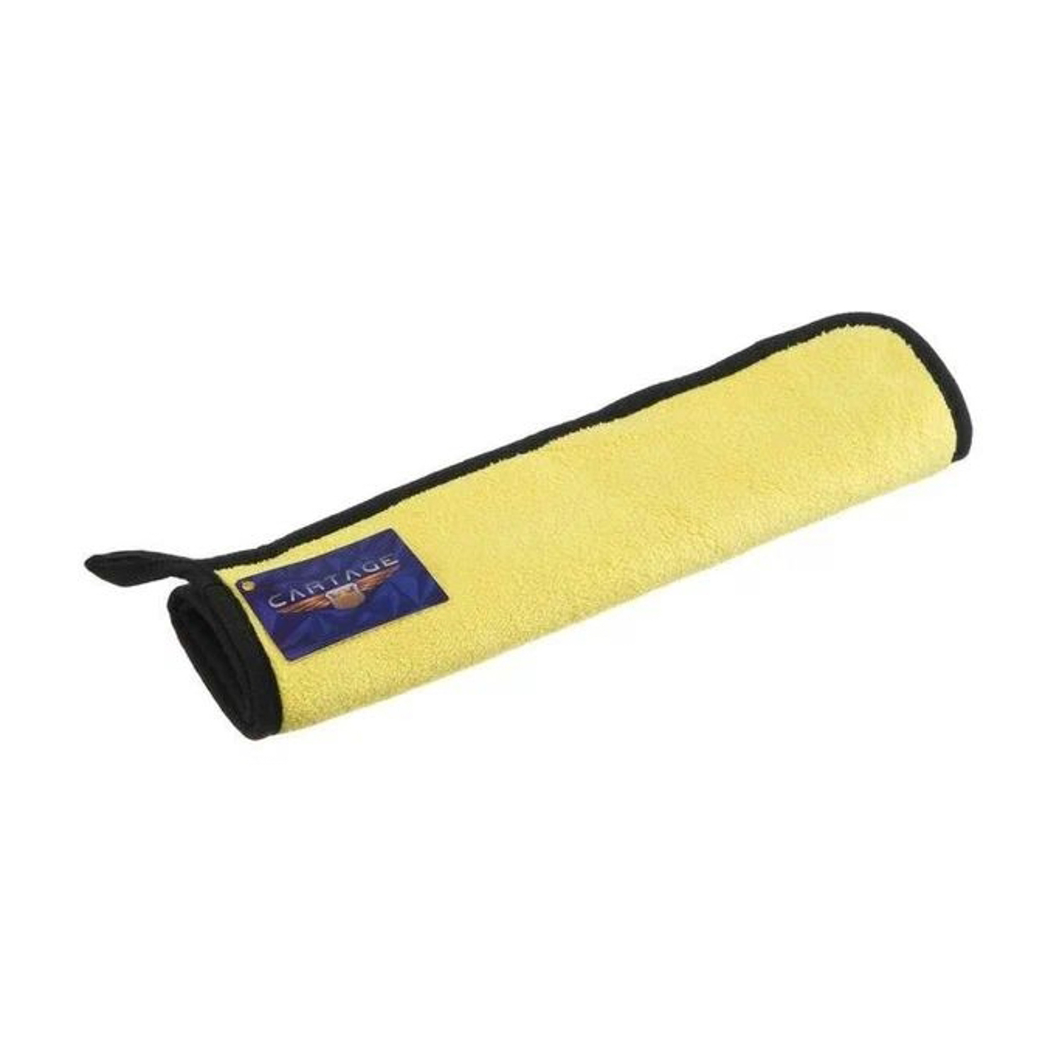 Салфетка для автомобиля CARTAGE, микрофибра, 350 г/м², 30×40 cм, желто-серая   5179745