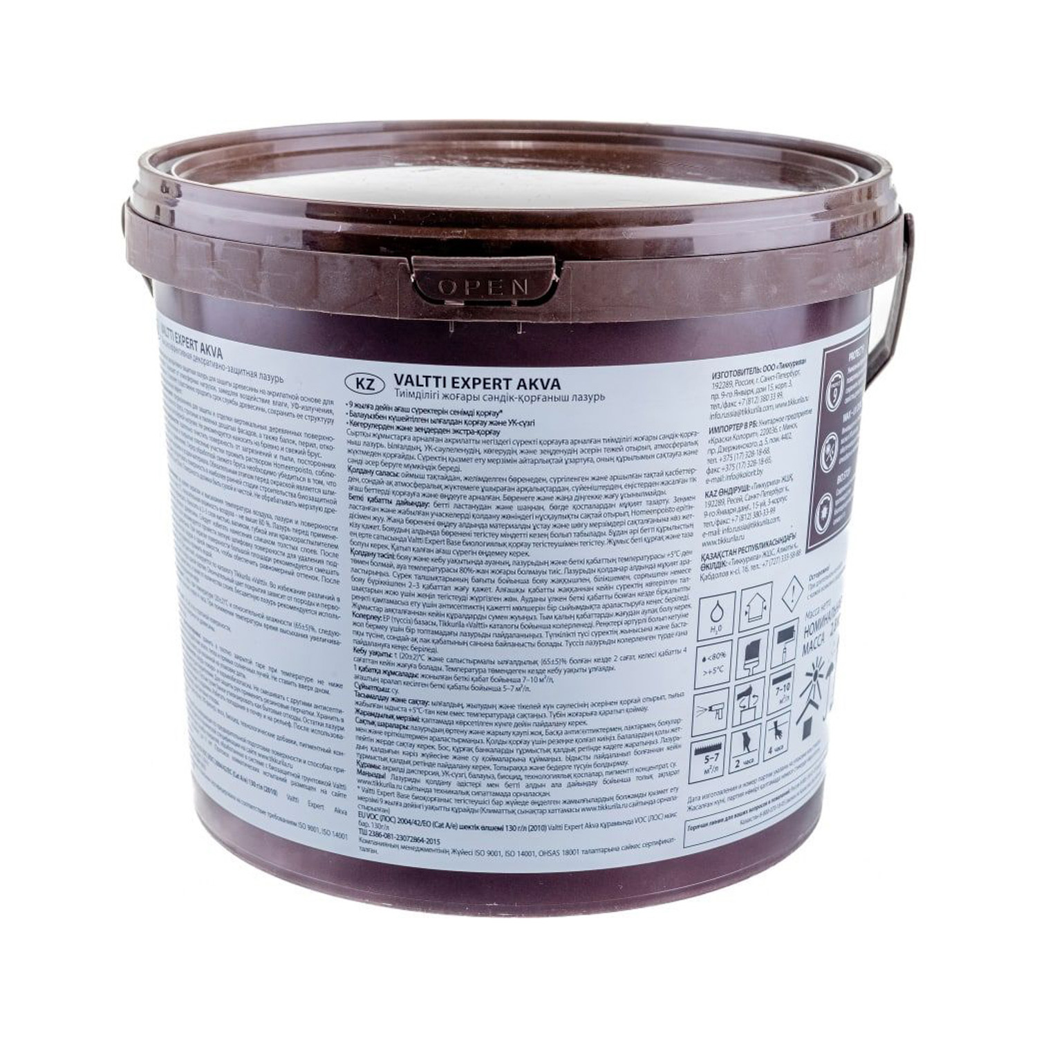 Антисептик 2.7 л для дерева Tikkurila Valtti Expert Akva, сосна