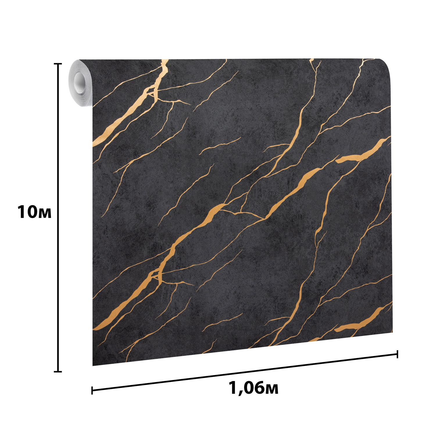 Обои флиз "Home Color" Rich Potal (черн.) HC72604-44 1,06*10м*1/8