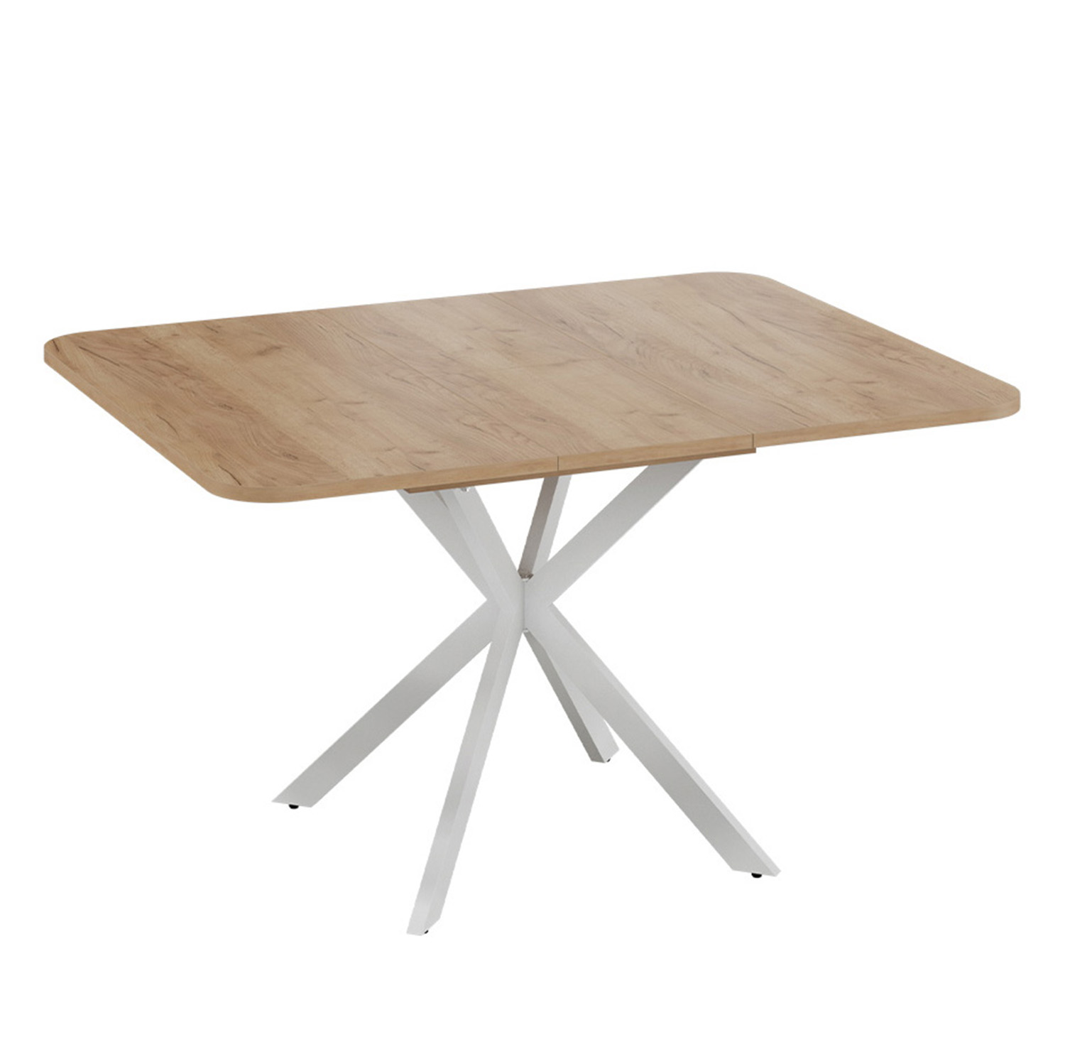 Стол обеденный прямоугольный раздв.Лиссабон Тип1 1000(+315)мм*1001*750мм Дуб Крафт золотой*1