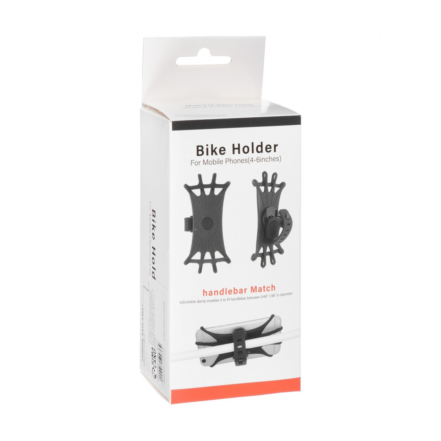 яяяДержатель телефона для мото на руль, вращение 360, черный   5350938