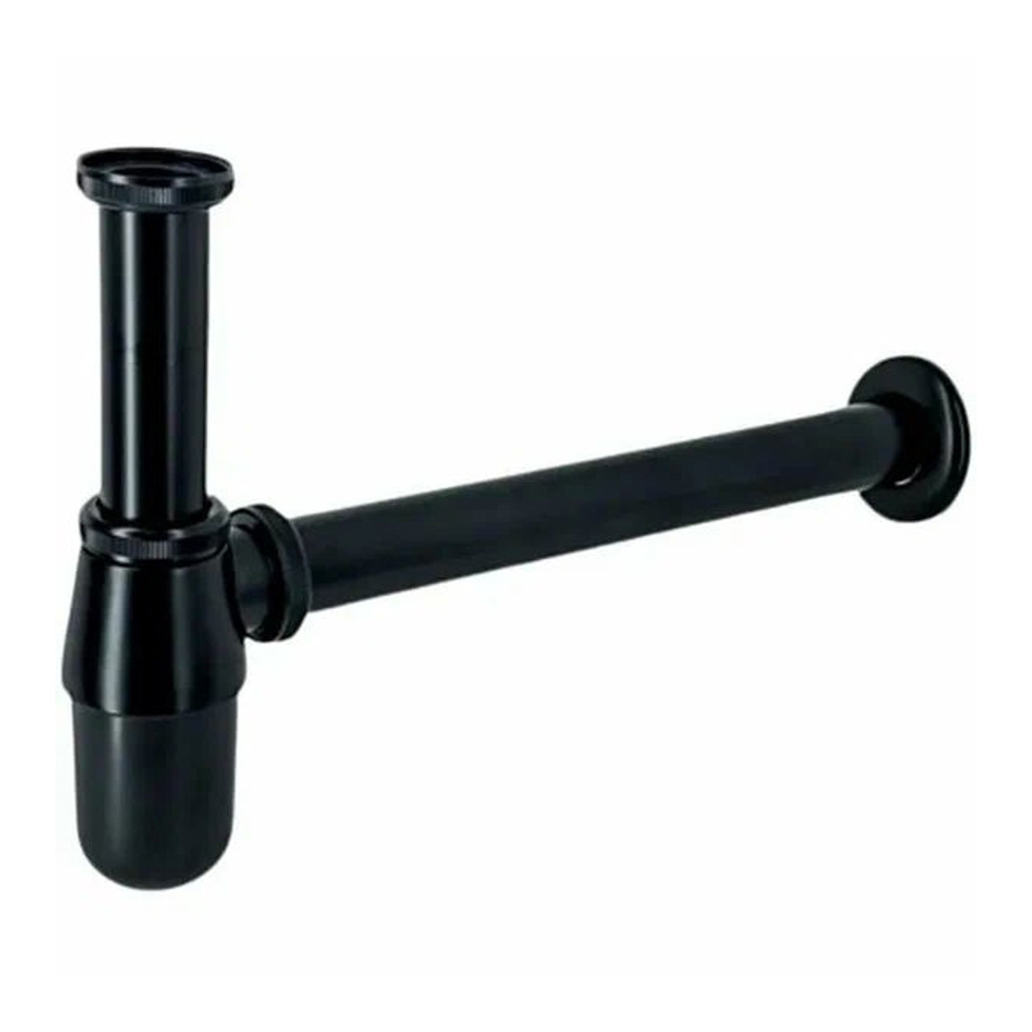 Сифон для раковины без выпуска LEDEME  L80В черный  *1/20