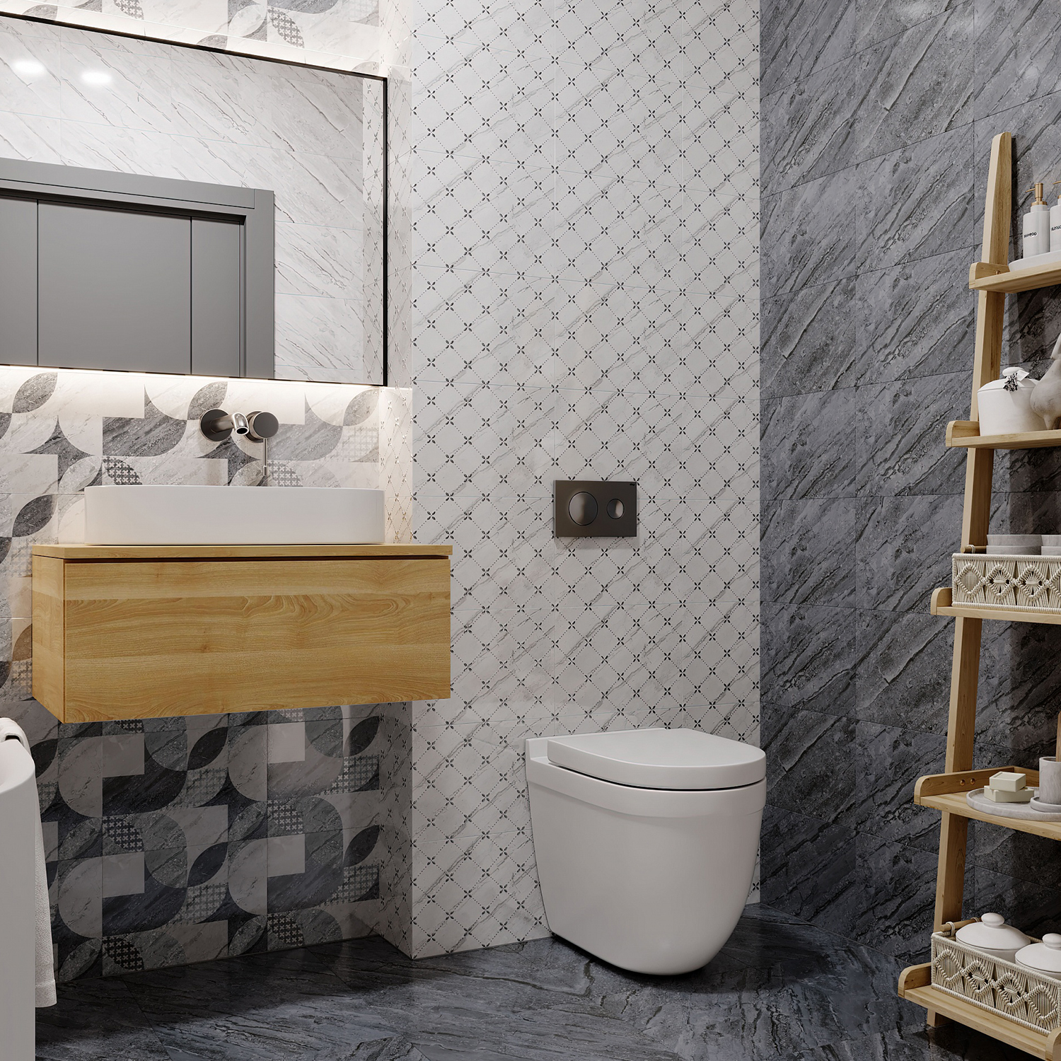 Плитка напольная Тулуза 400*400*9 люкс (0,16*10=1.6*48=76,8) Axima ВКЗ