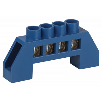 Шина "N" нулевая в изоляторе на DIN-рейку 6х9мм 4группы ЭРА NO-224-121 *10/600